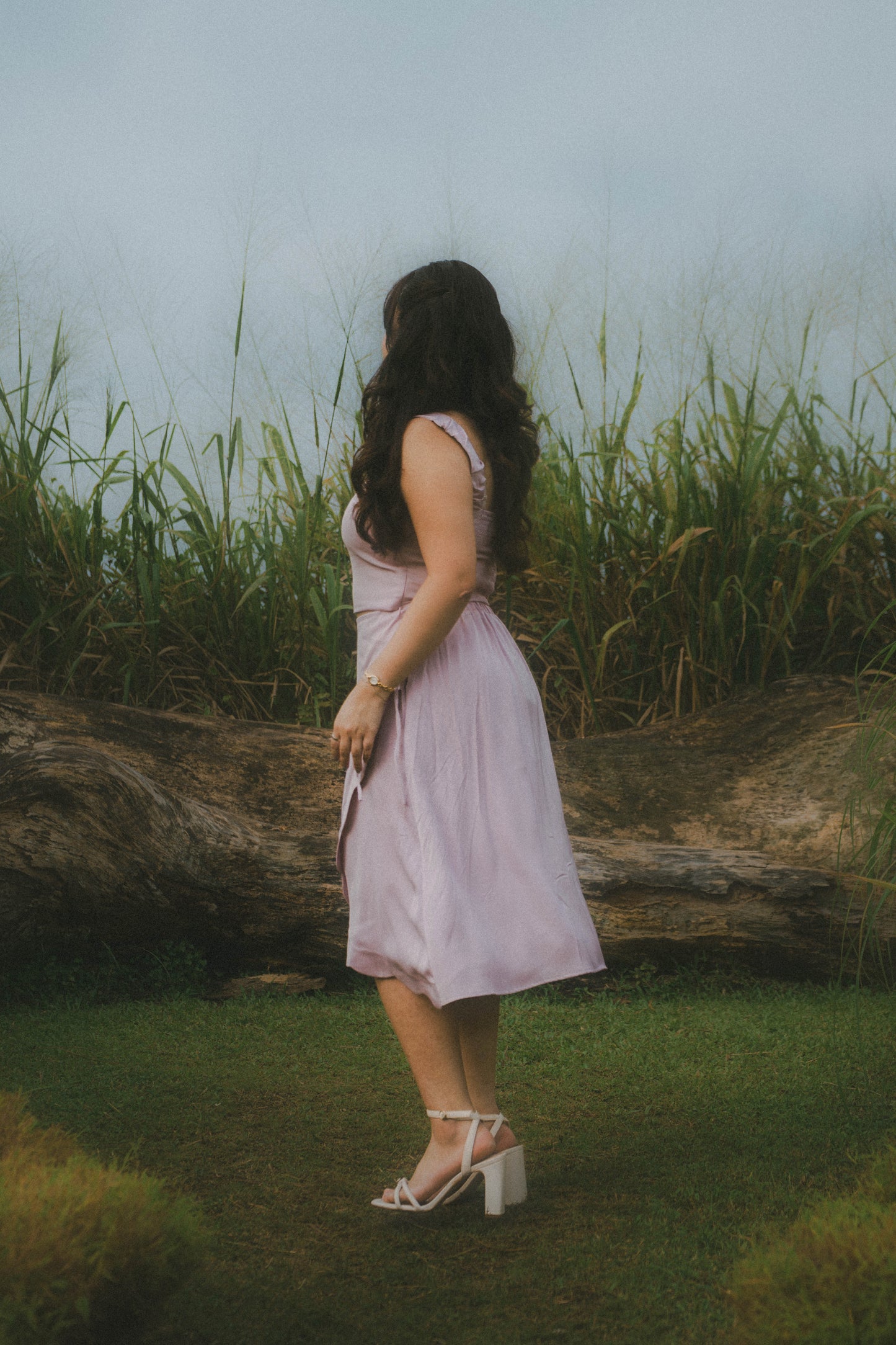 (Gladys x TMT) Annelise Sleeveless Satin Blouse