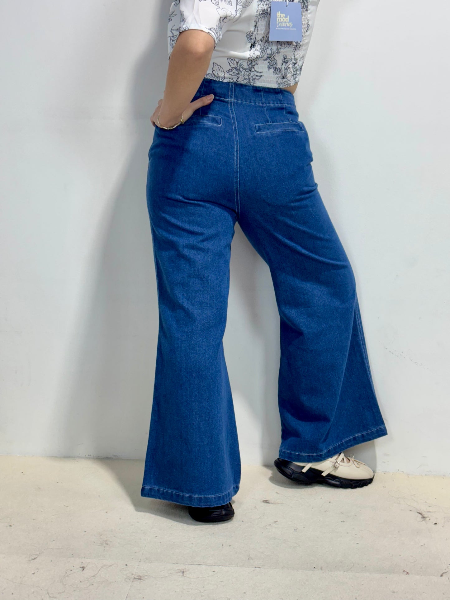 The Mad Theories Selene 2.0 Wide Leg Denim Jean (RECOMMEND TO SIZE DOWN)