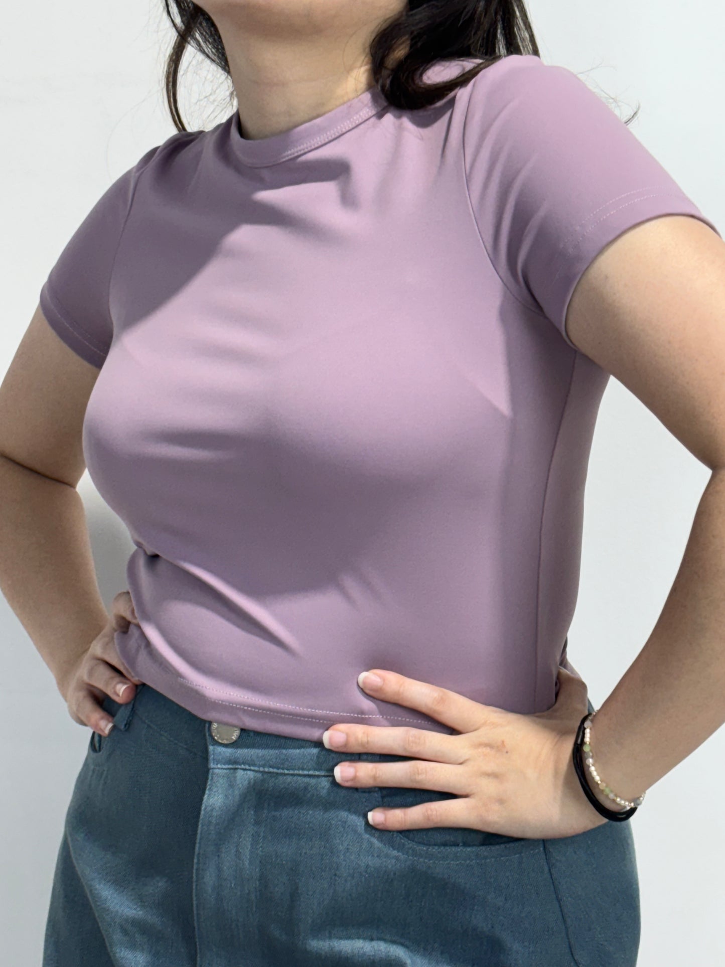 The Mad Theories (Dusty Lilac) Valerie Soft Baby-Tee Shirt