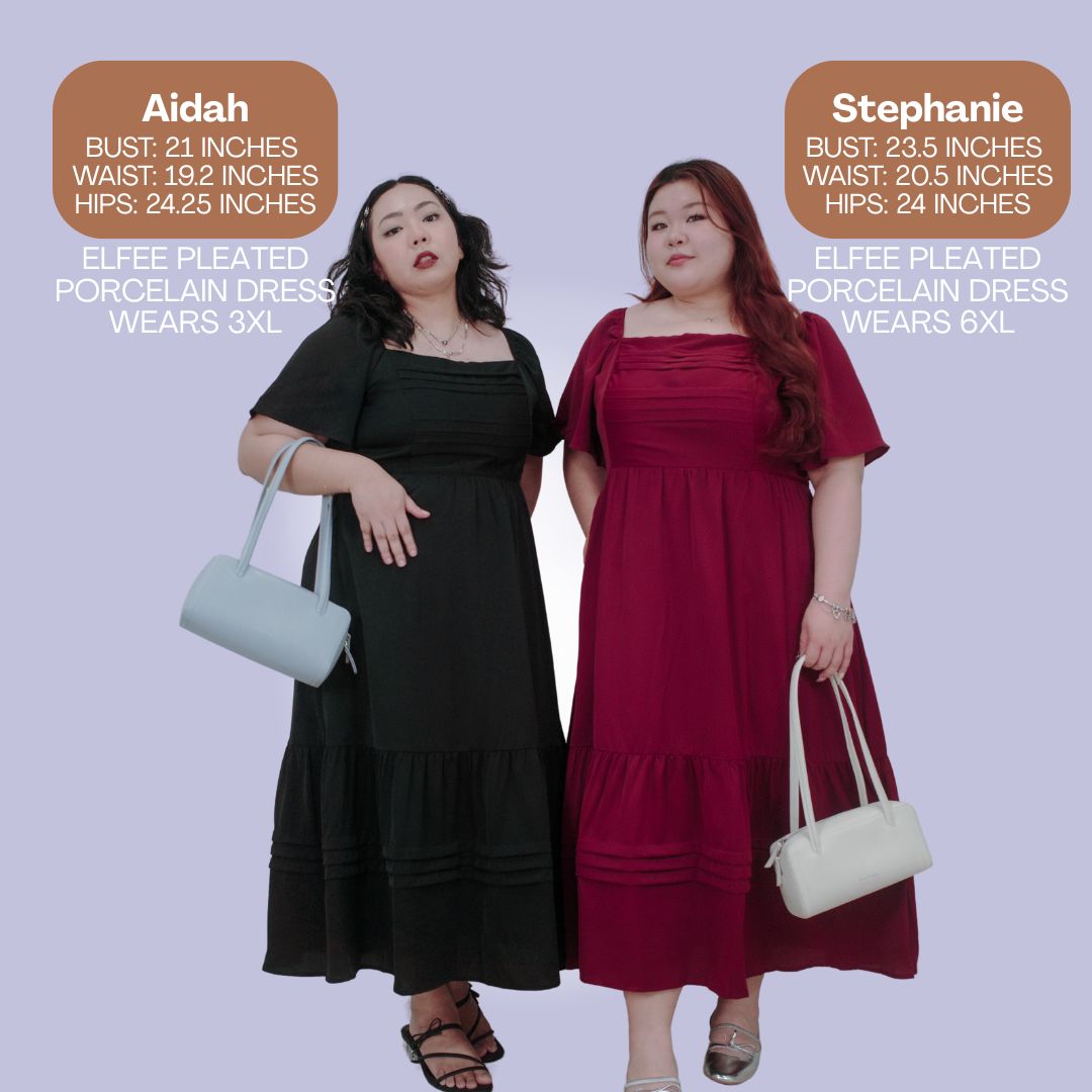 THE MAD THEORIES Elfee Pleated Porcelain Maxi Dress