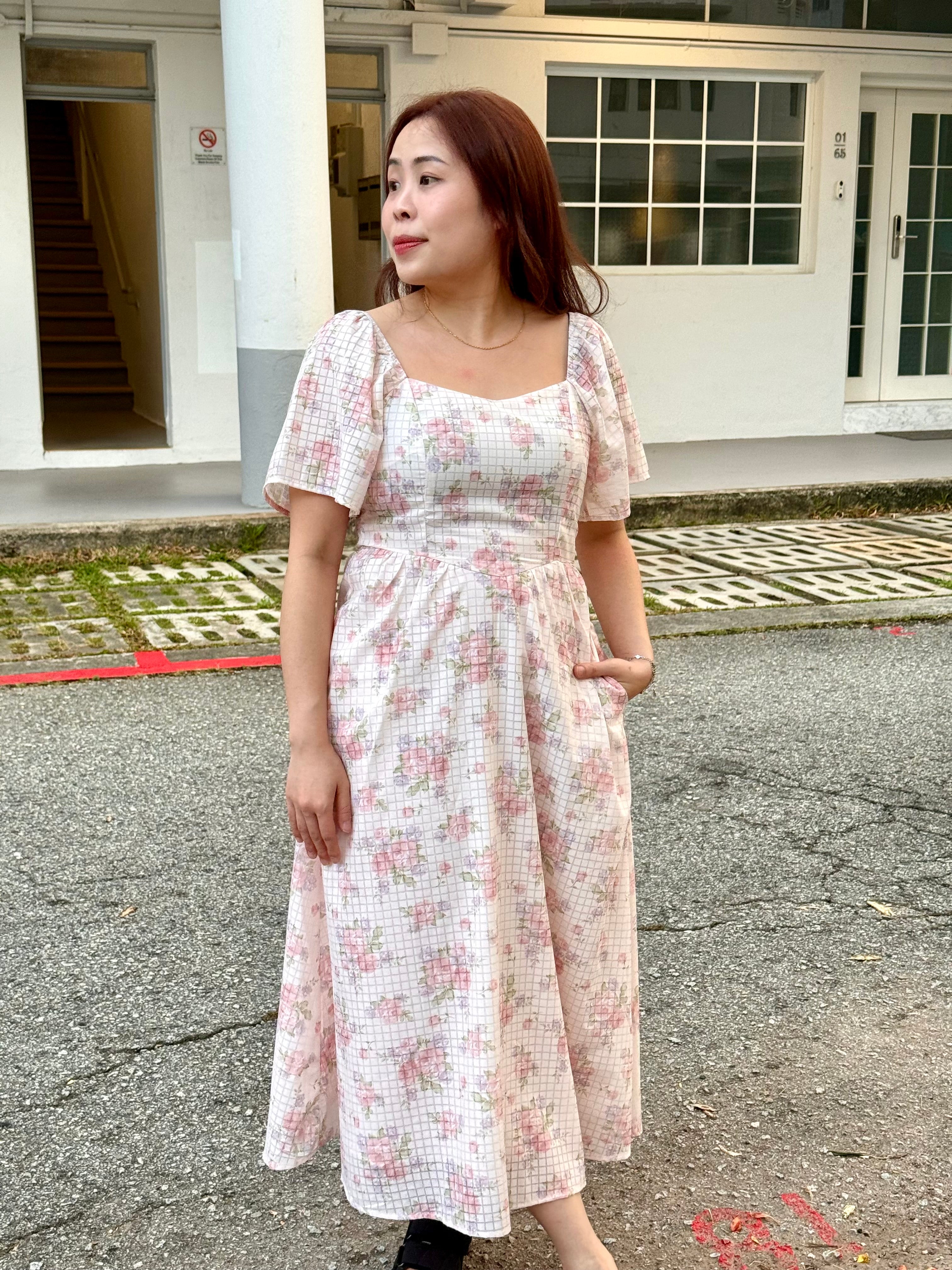 PREORDER The Mad Theories Dyllis 2.0 Floral V-Waist Dress