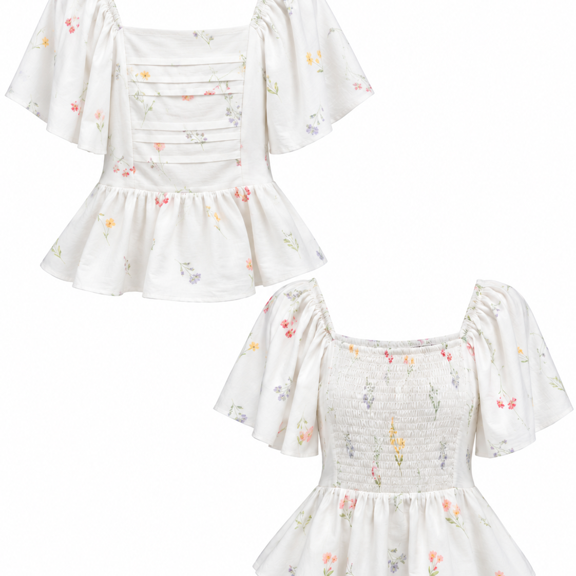 [POOPA EXCLUSIVE | PREORDER] The Mad Theories Elfee Floral Linen Blouse