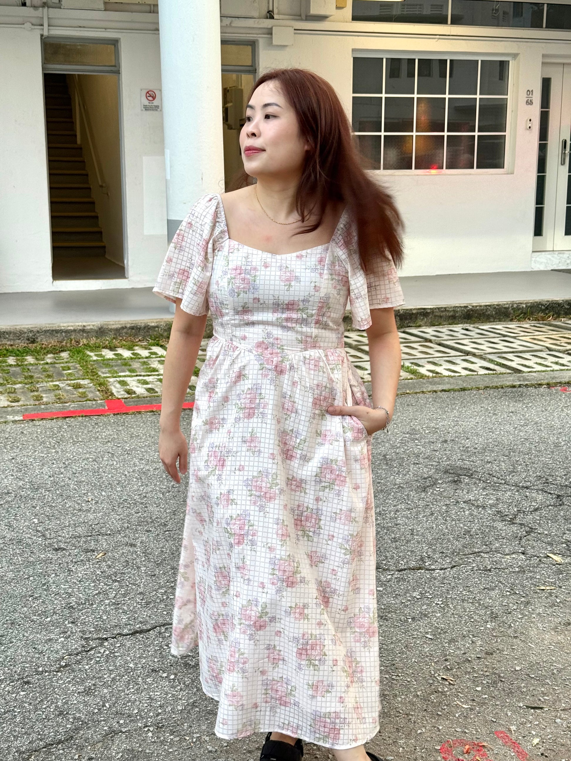PREORDER The Mad Theories Dyllis 2.0 Floral V-Waist Dress