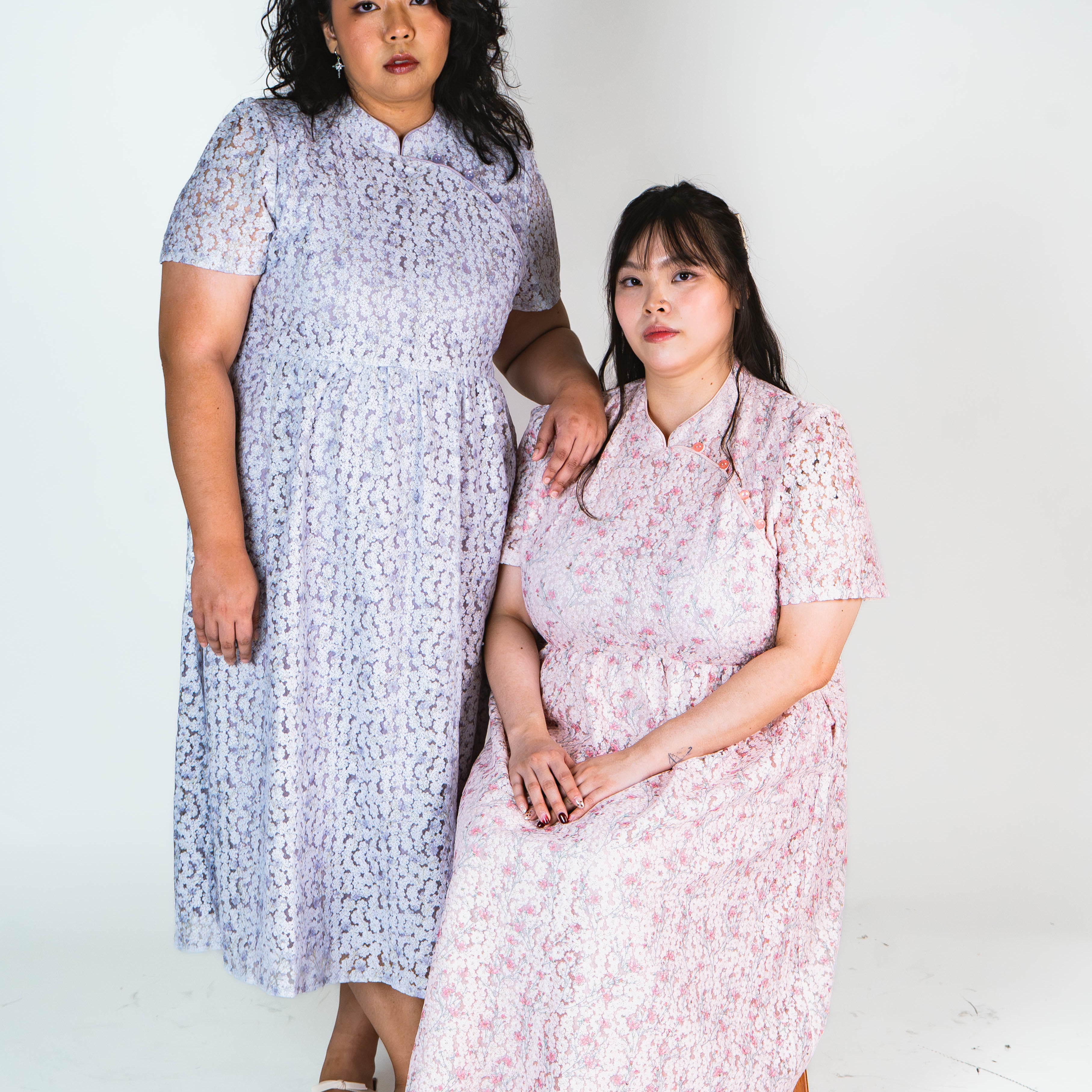 The Mad Theories Ina Cheongsum Skater Dress