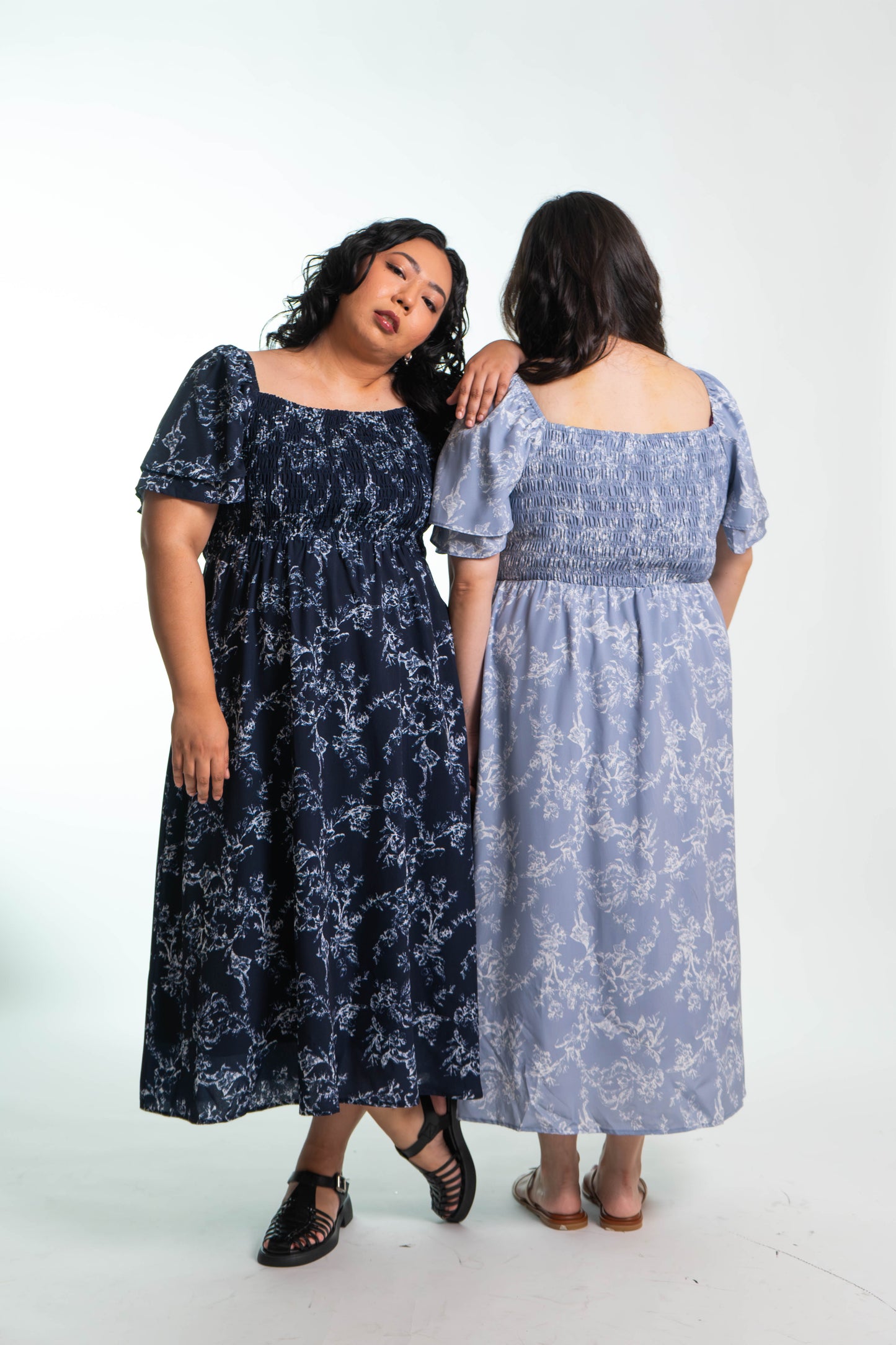 The Mad Theories Ella Double Flutter Sleeved Dress