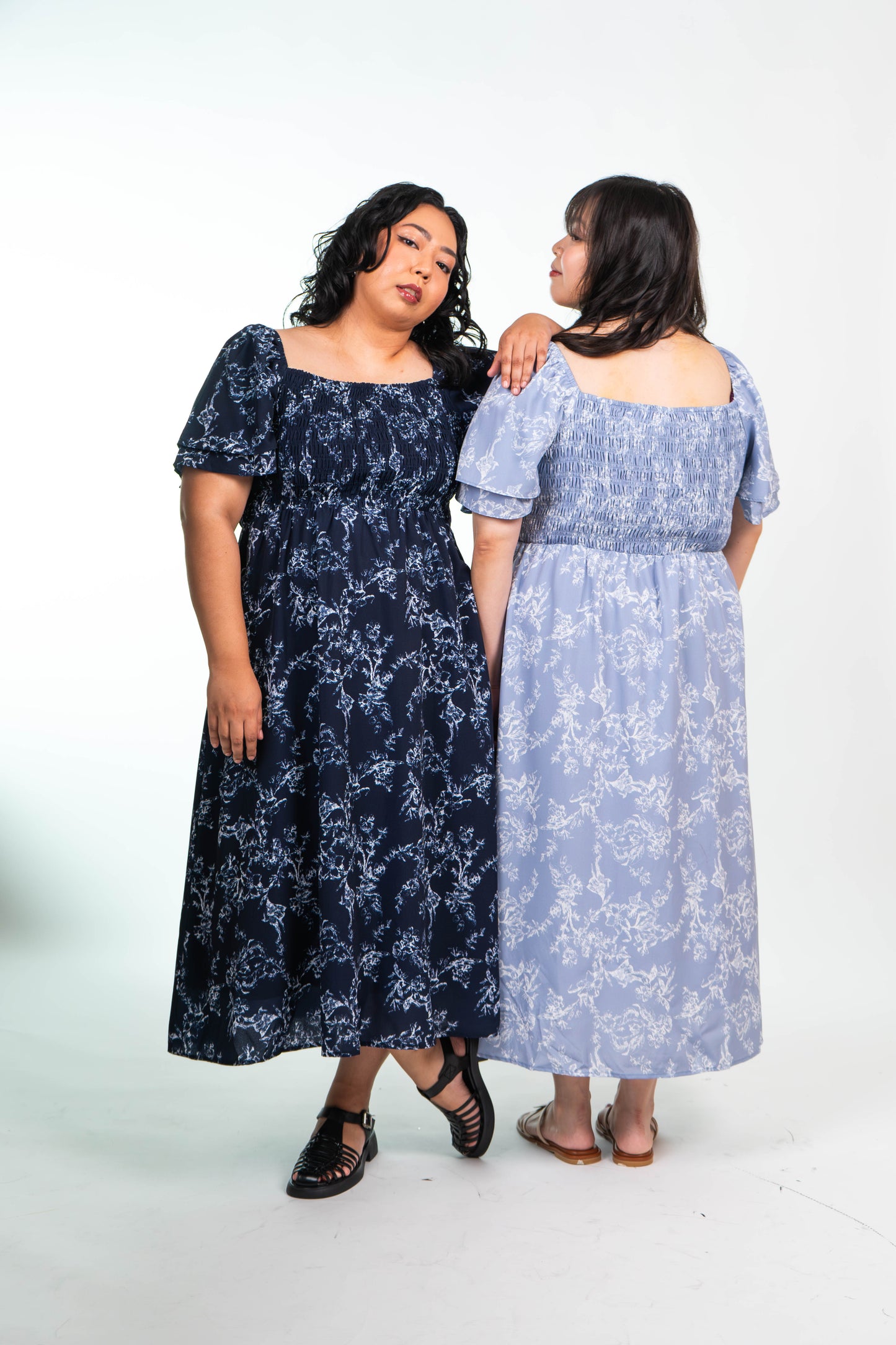 The Mad Theories Ella Double Flutter Sleeved Dress