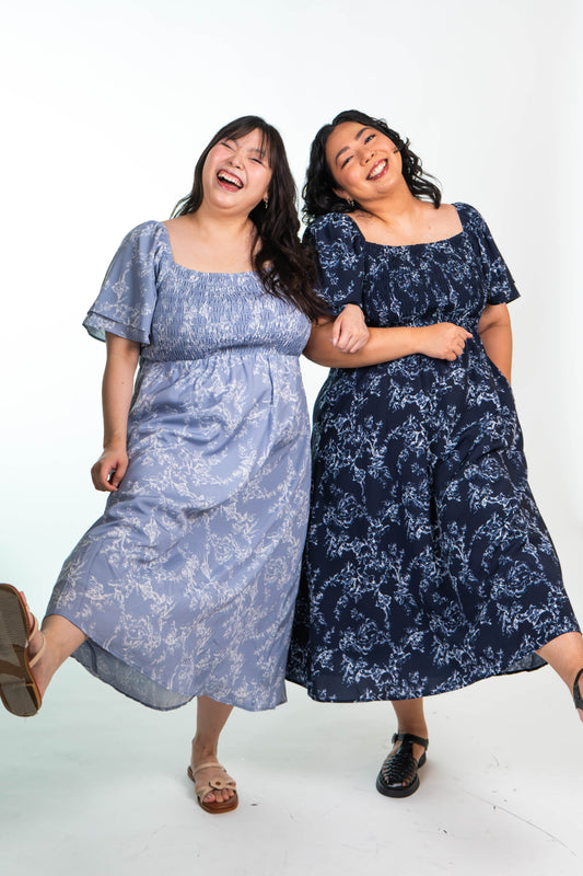 The Mad Theories Ella Double Flutter Sleeved Dress