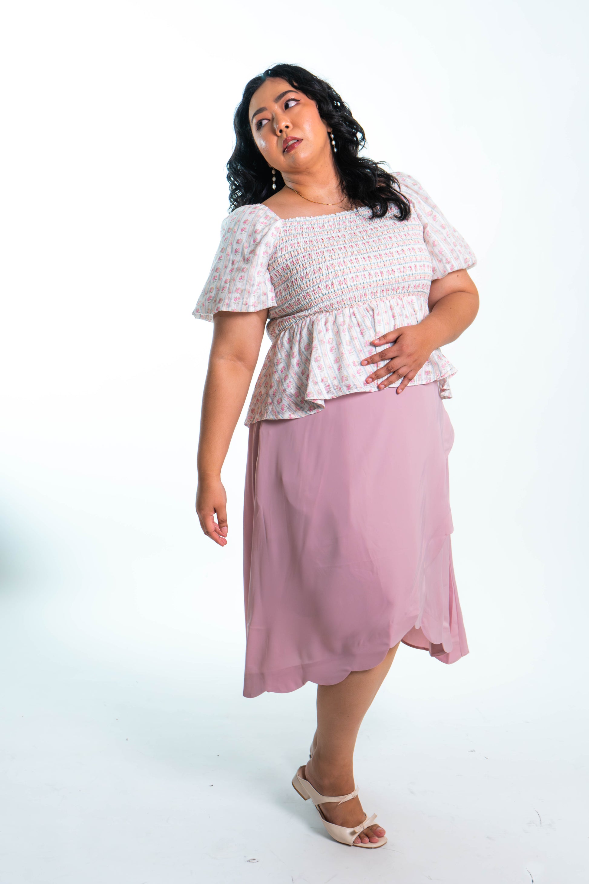 The Mad Theories Fiora Smocked Blouse
