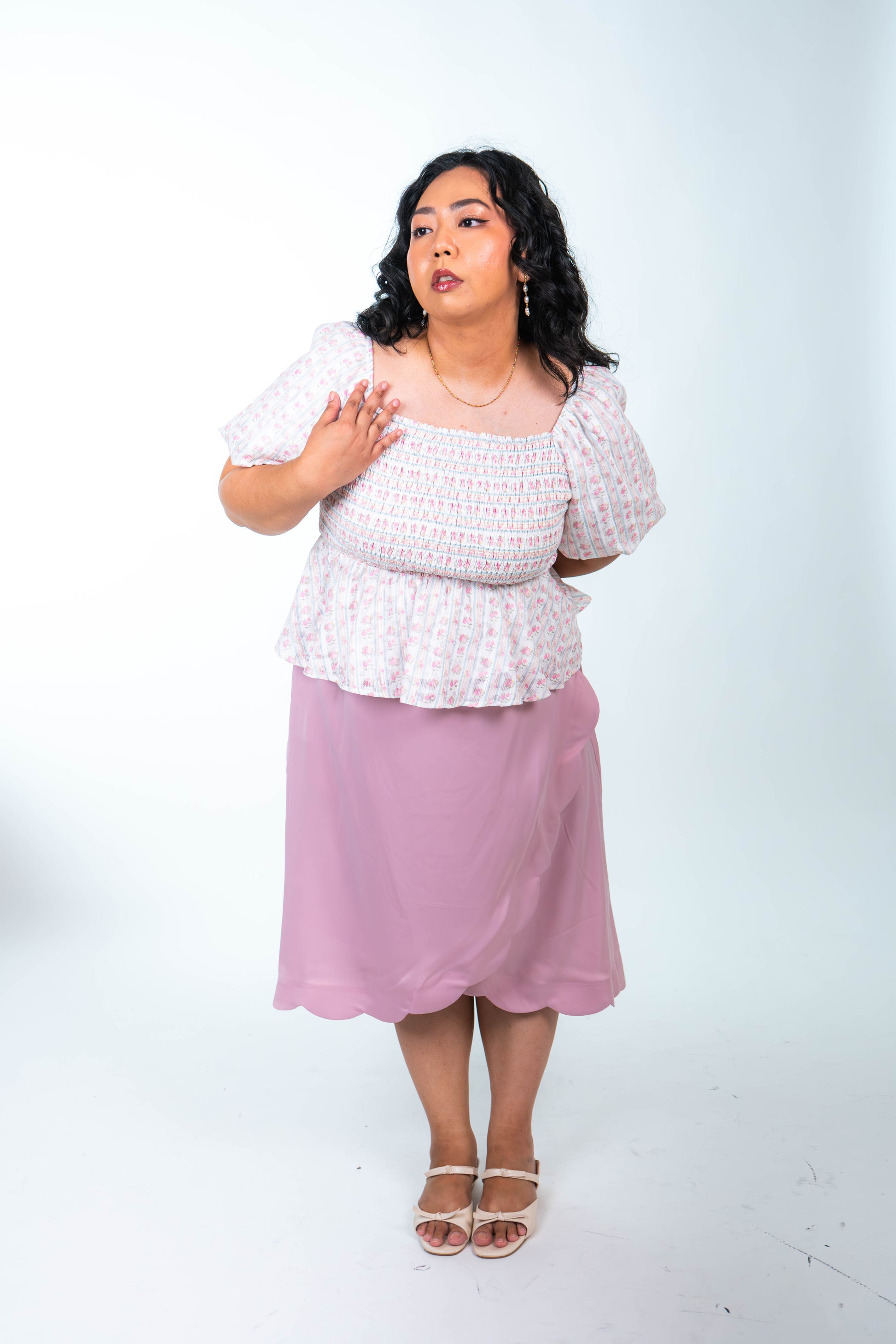 The Mad Theories Fiora Smocked Blouse