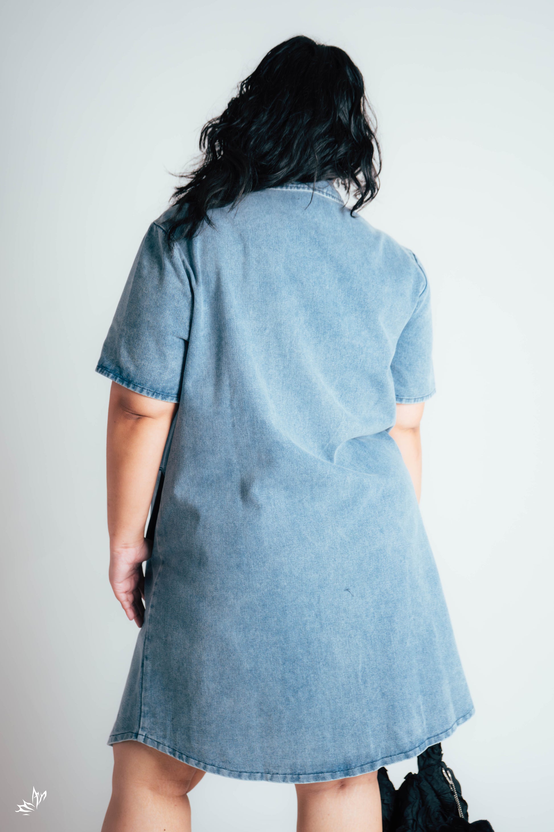 The Mad Theories Faye Denim Shift Dress