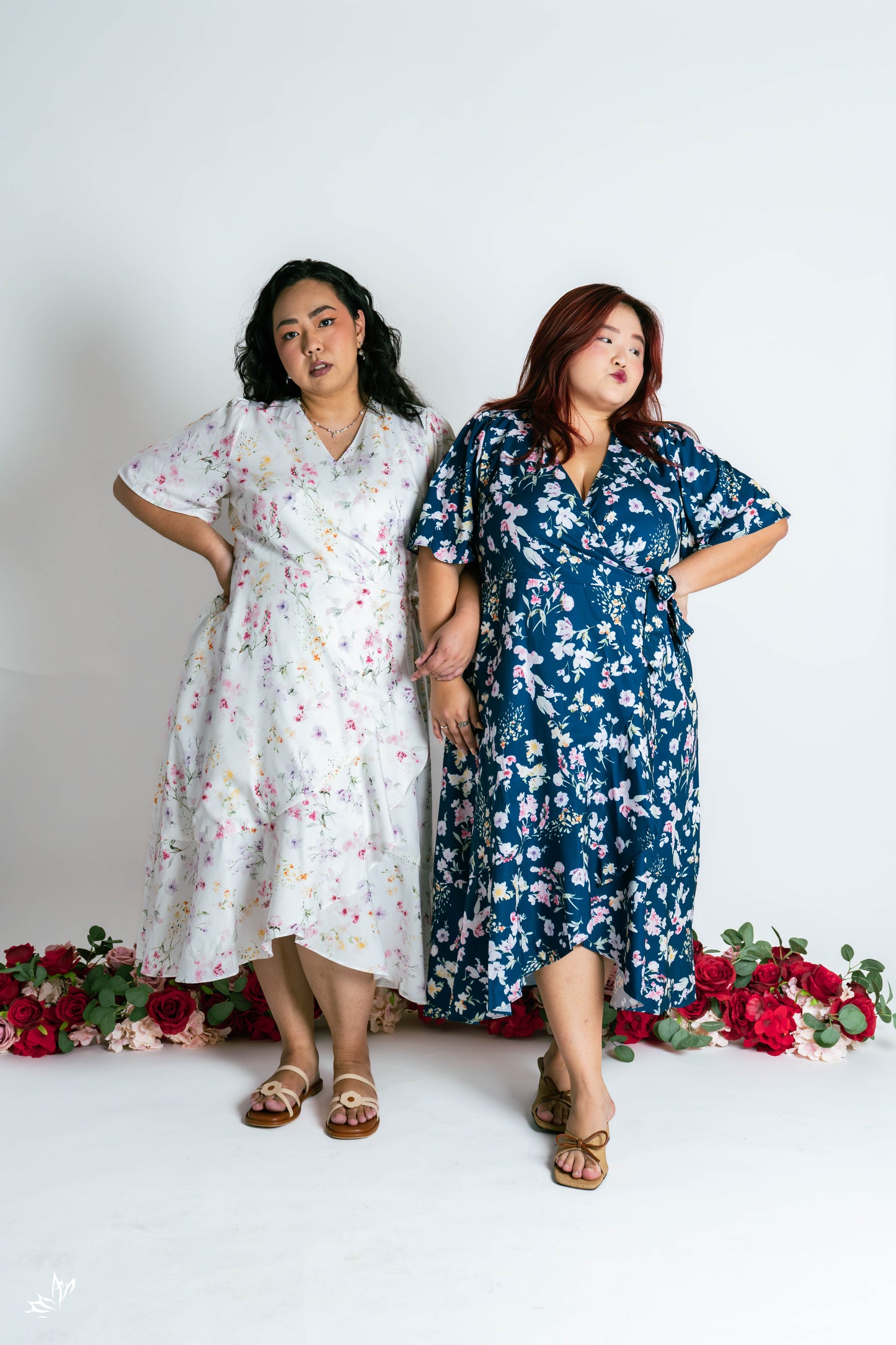 The Mad Theories Renee Wrap Floral Dress