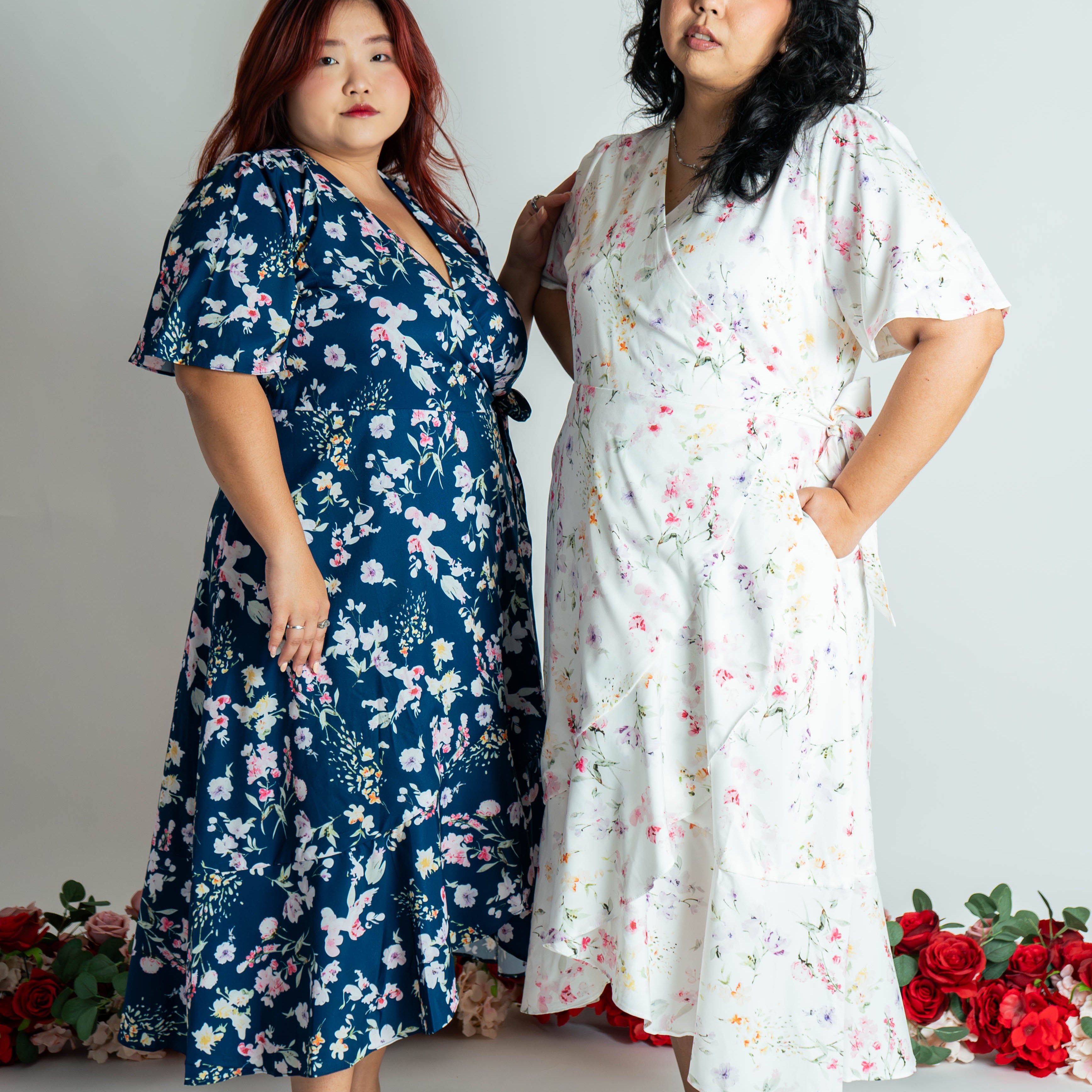 The Mad Theories Renee Wrap Floral Dress