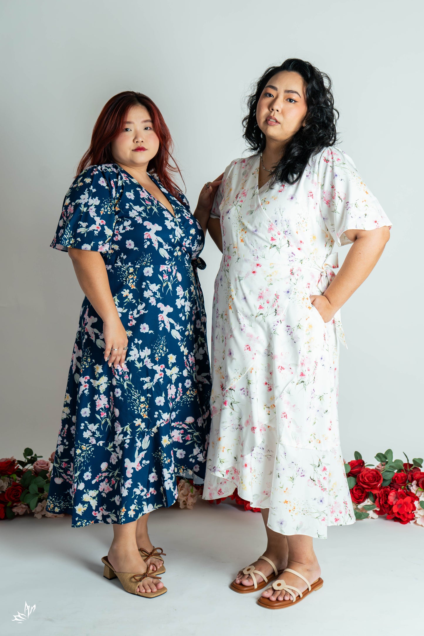 The Mad Theories Renee Wrap Floral Dress