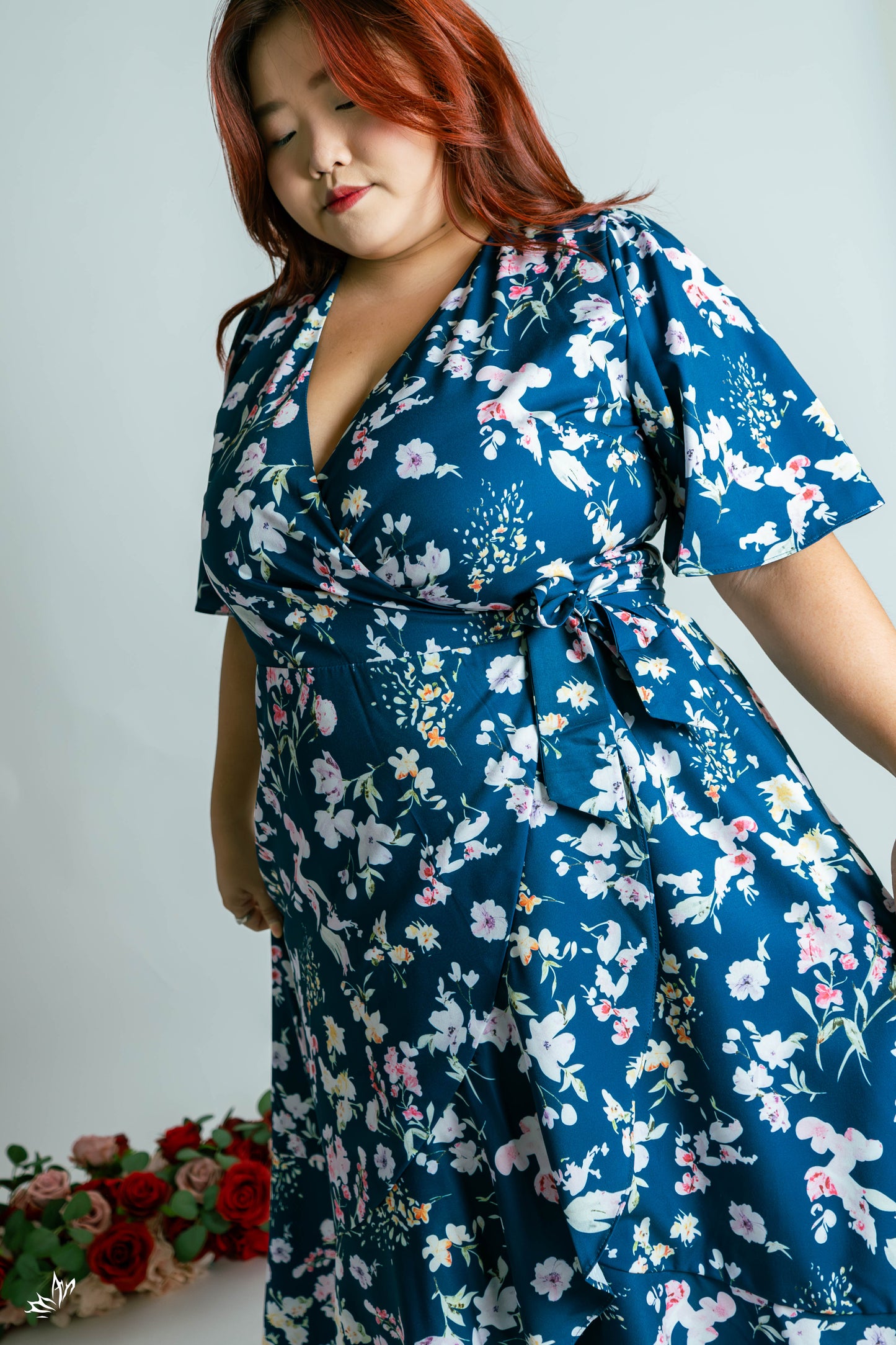 The Mad Theories Renee Wrap Floral Dress