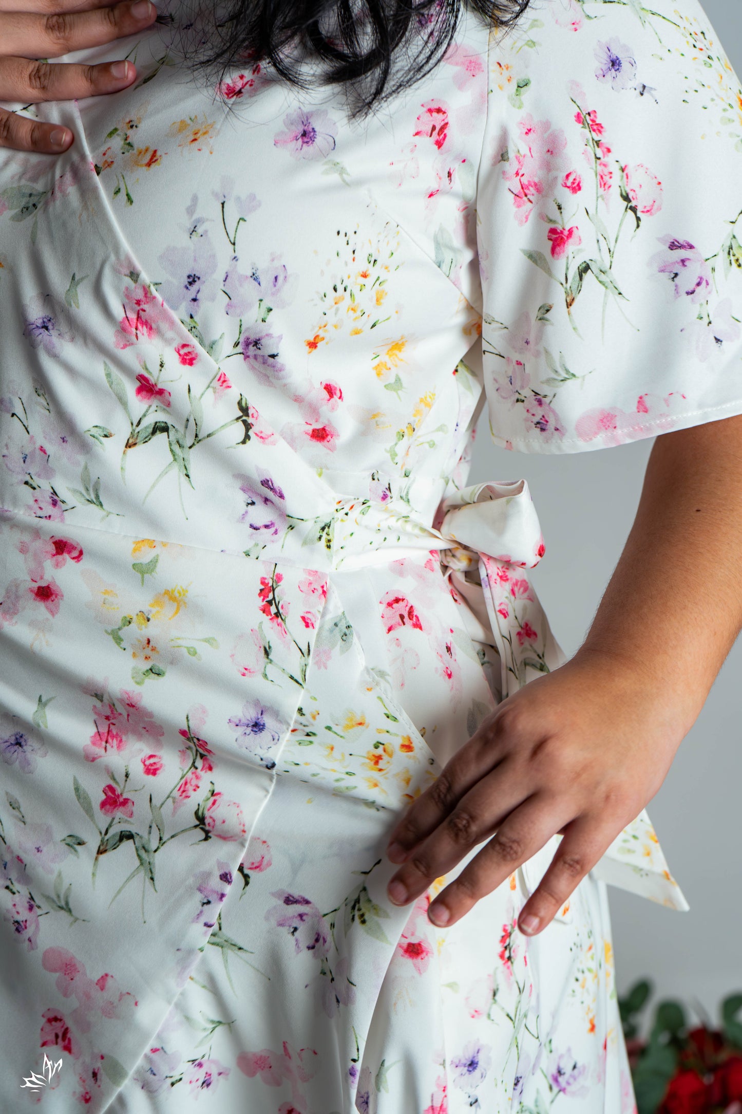 The Mad Theories Renee Wrap Floral Dress