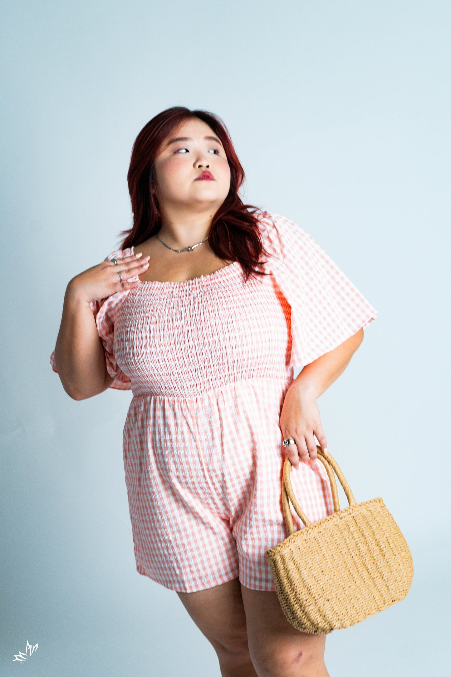 The Mad Theories Bonnie Checkered Romper 2.0