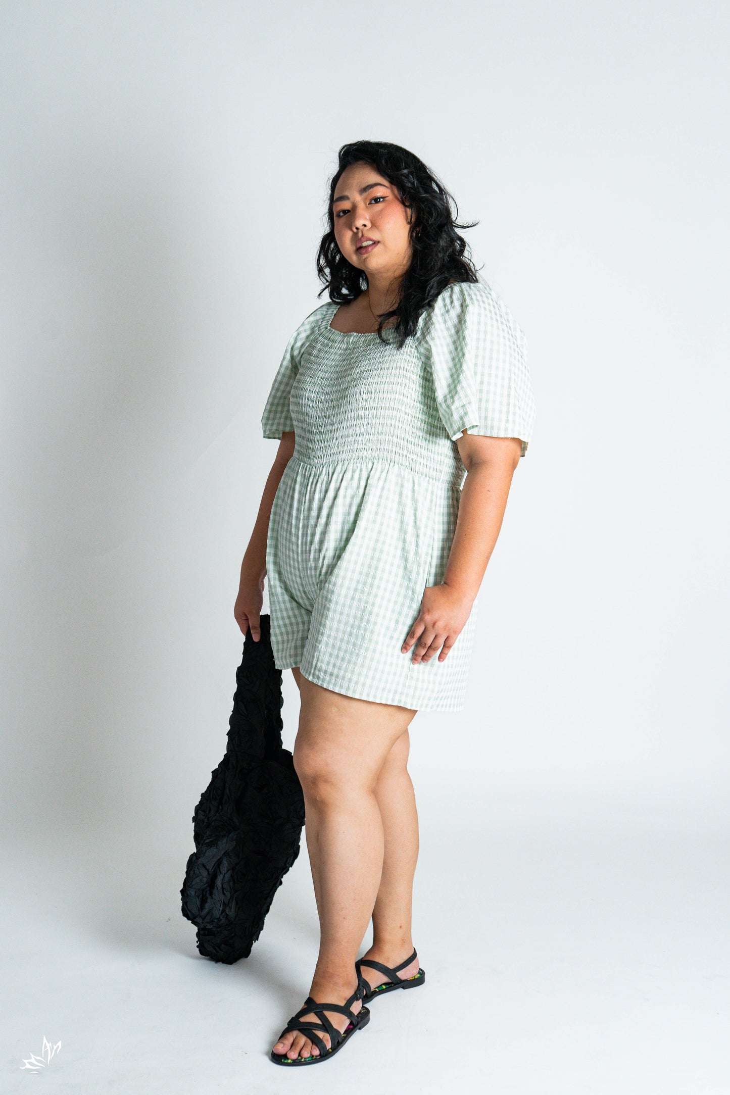 The Mad Theories Bonnie Checkered Romper 2.0