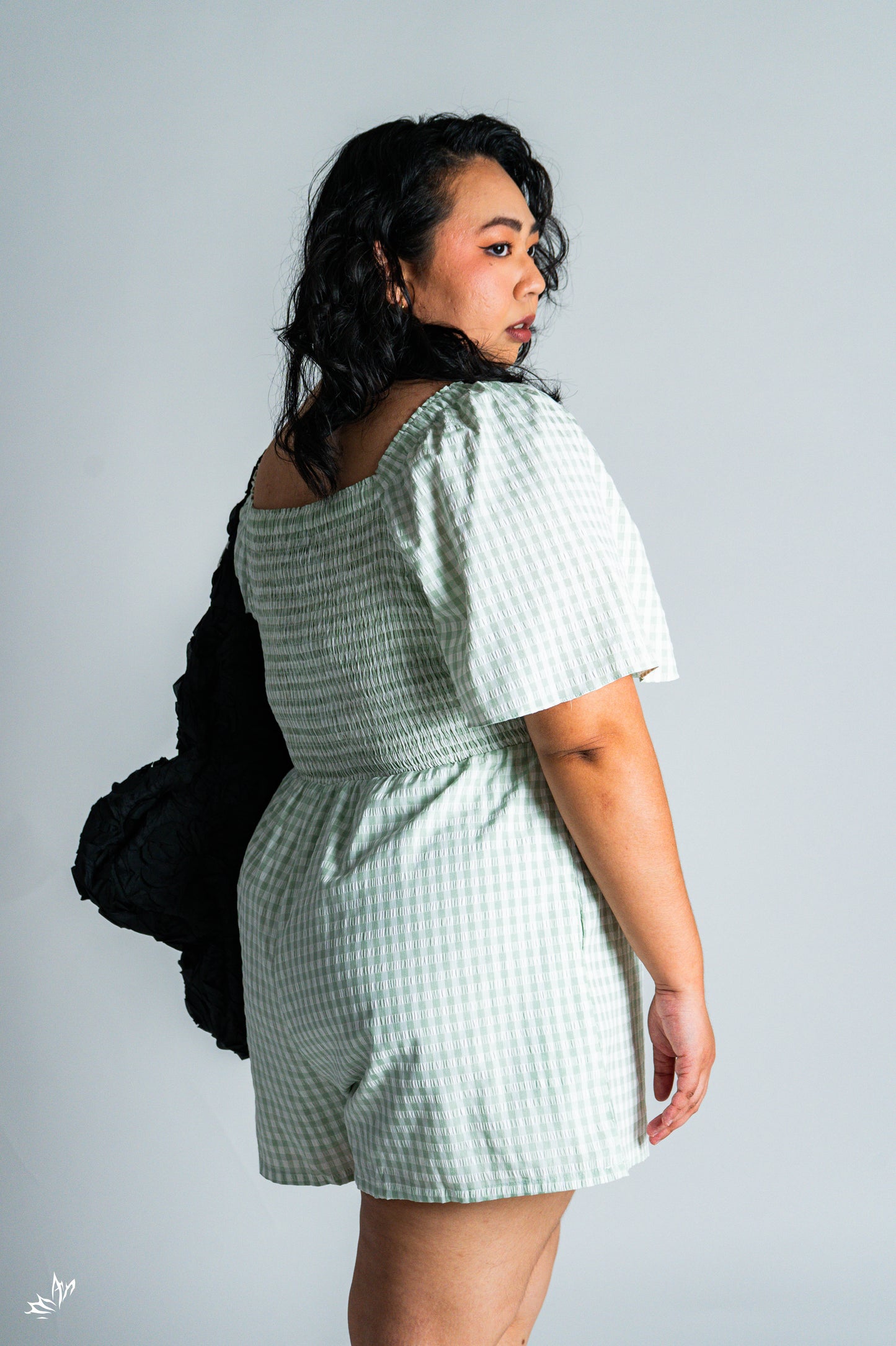 The Mad Theories Bonnie Checkered Romper 2.0