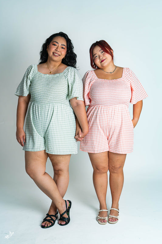 The Mad Theories Bonnie Checkered Romper 2.0