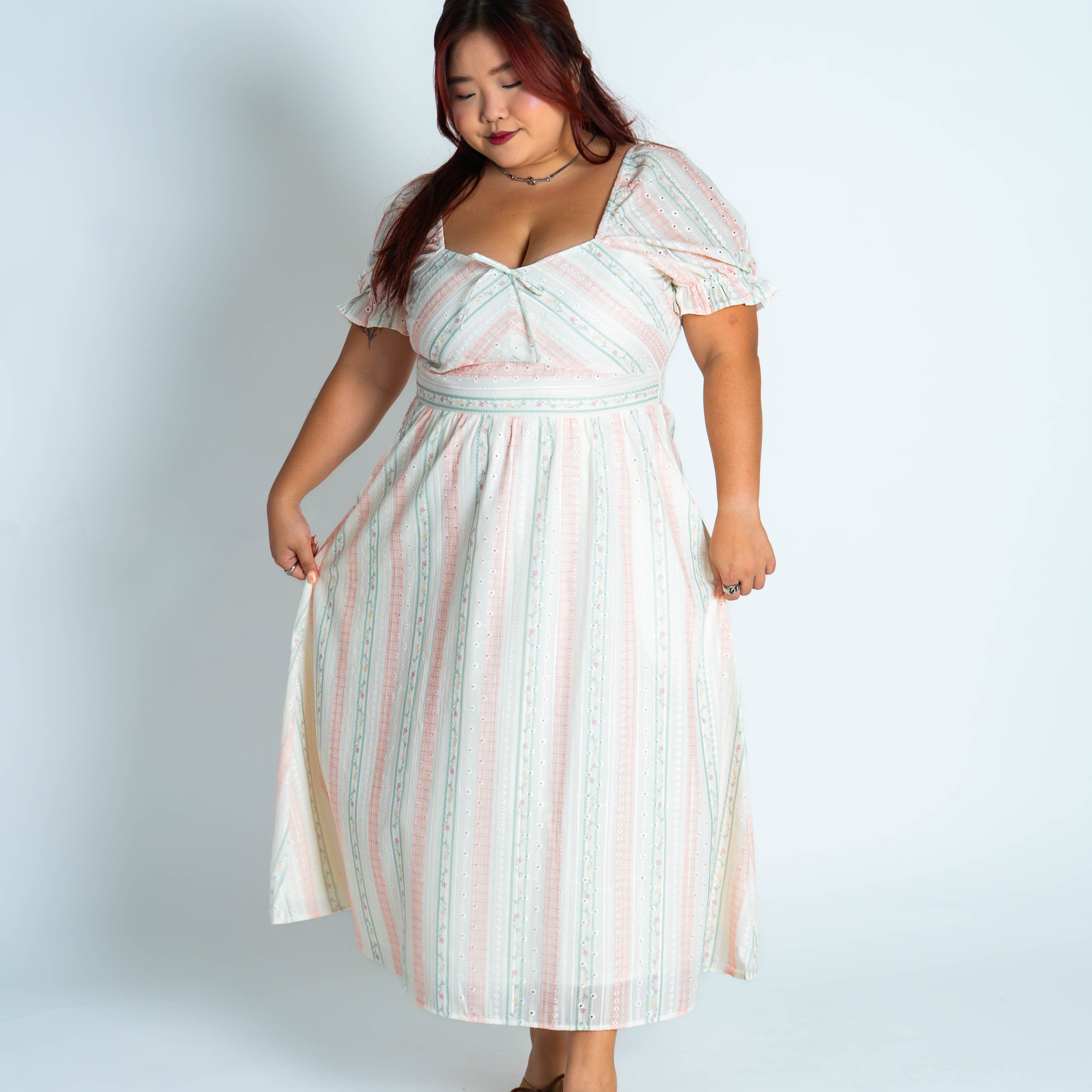 The Mad Theories Nina Floral Midi Dress