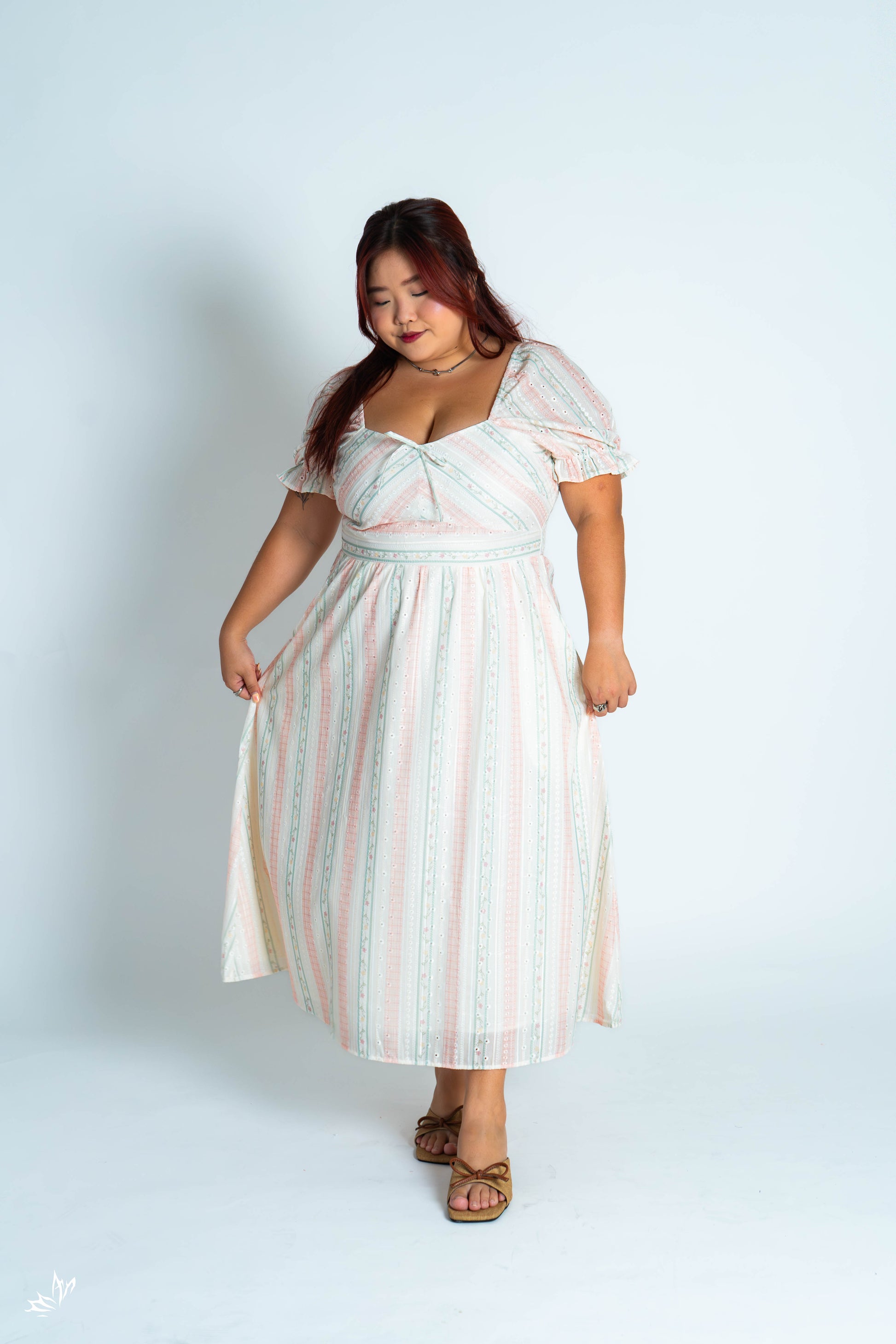 The Mad Theories Nina Floral Midi Dress