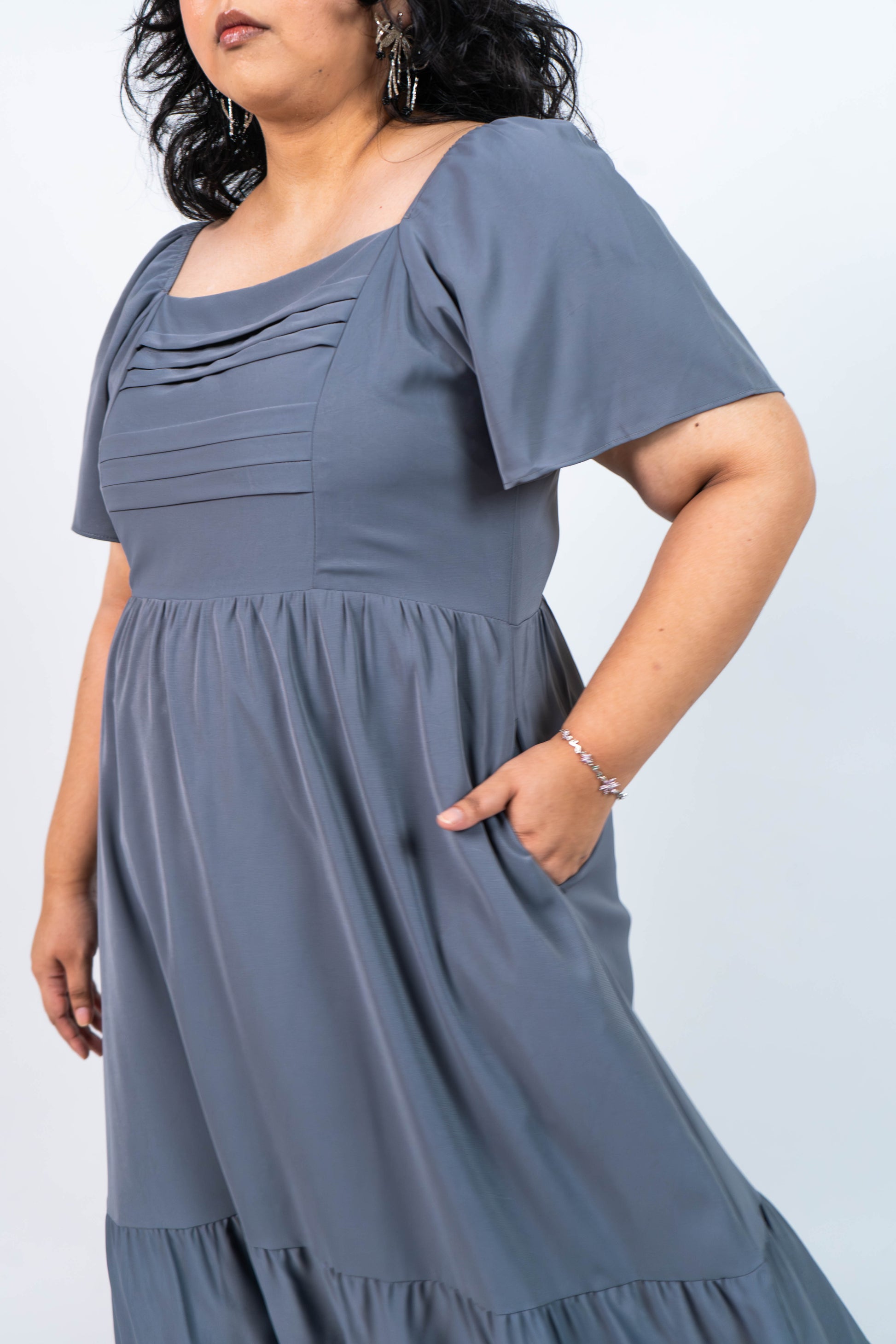 The Mad Theories Elfee 2.5 Pleated Porcelain Dress