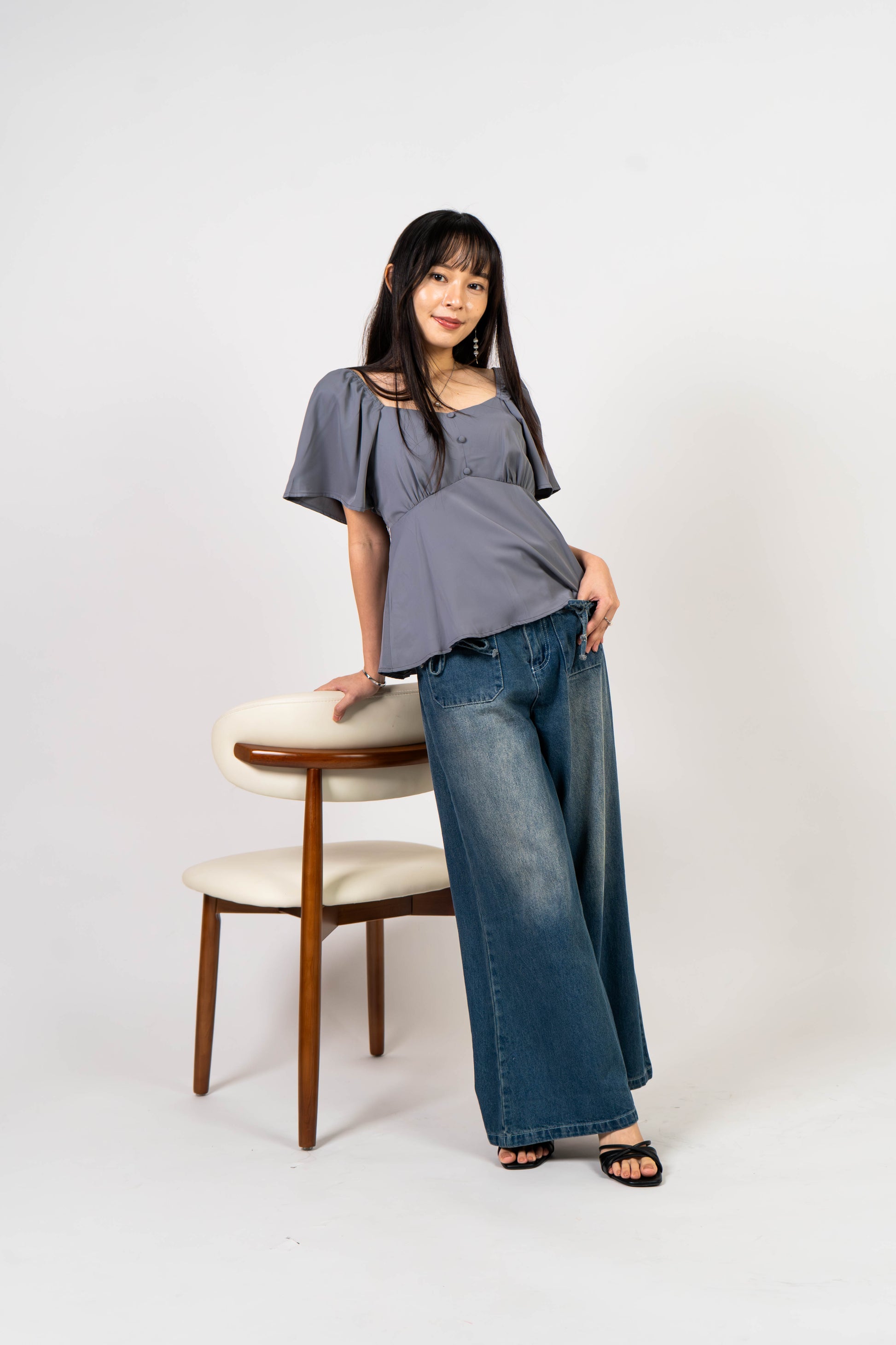 The Mad Theories Halla Ribbon Tie Jeans