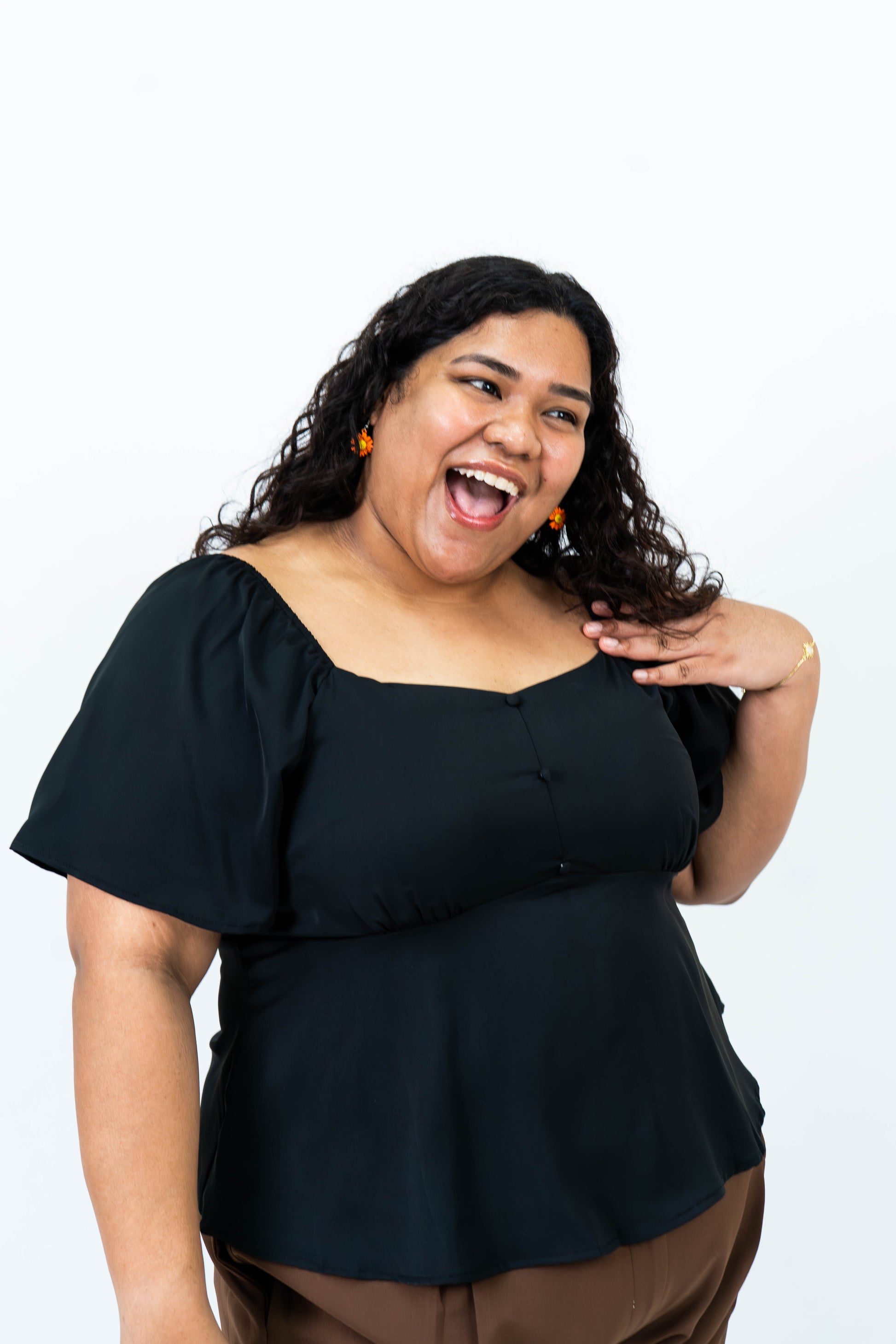 The Mad Theories Penelope Peplum Blouse