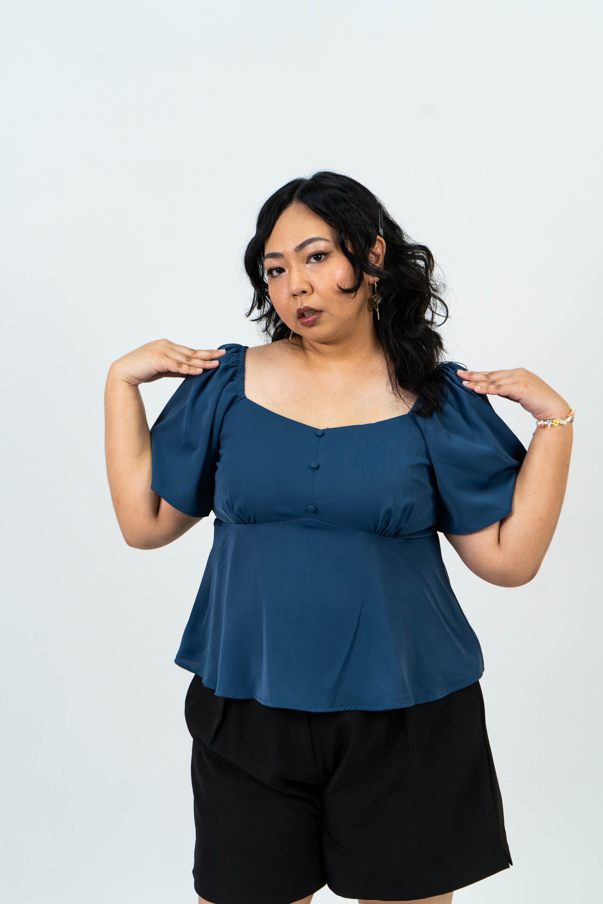 The Mad Theories Penelope Peplum Blouse