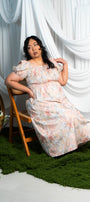 THE MAD THEORIES Sophie 2.0 Smocked Floral Dress