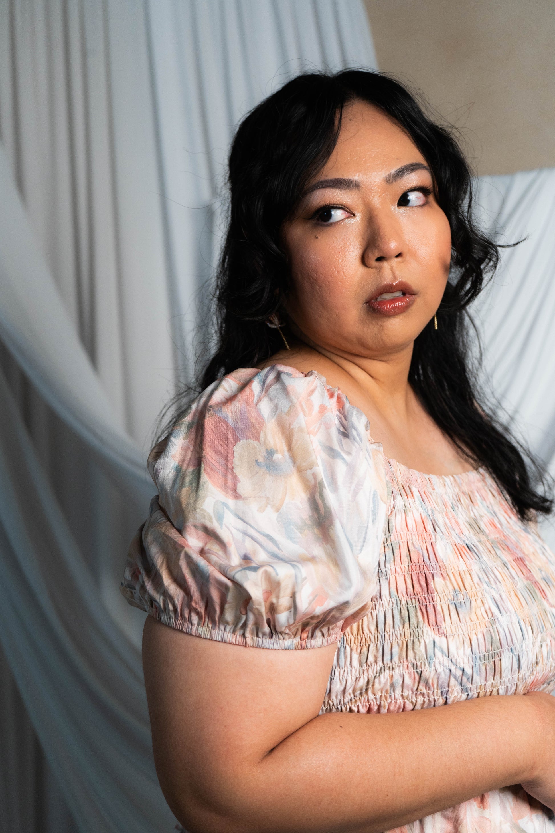 THE MAD THEORIES Sophie 2.0 Smocked Floral Dress