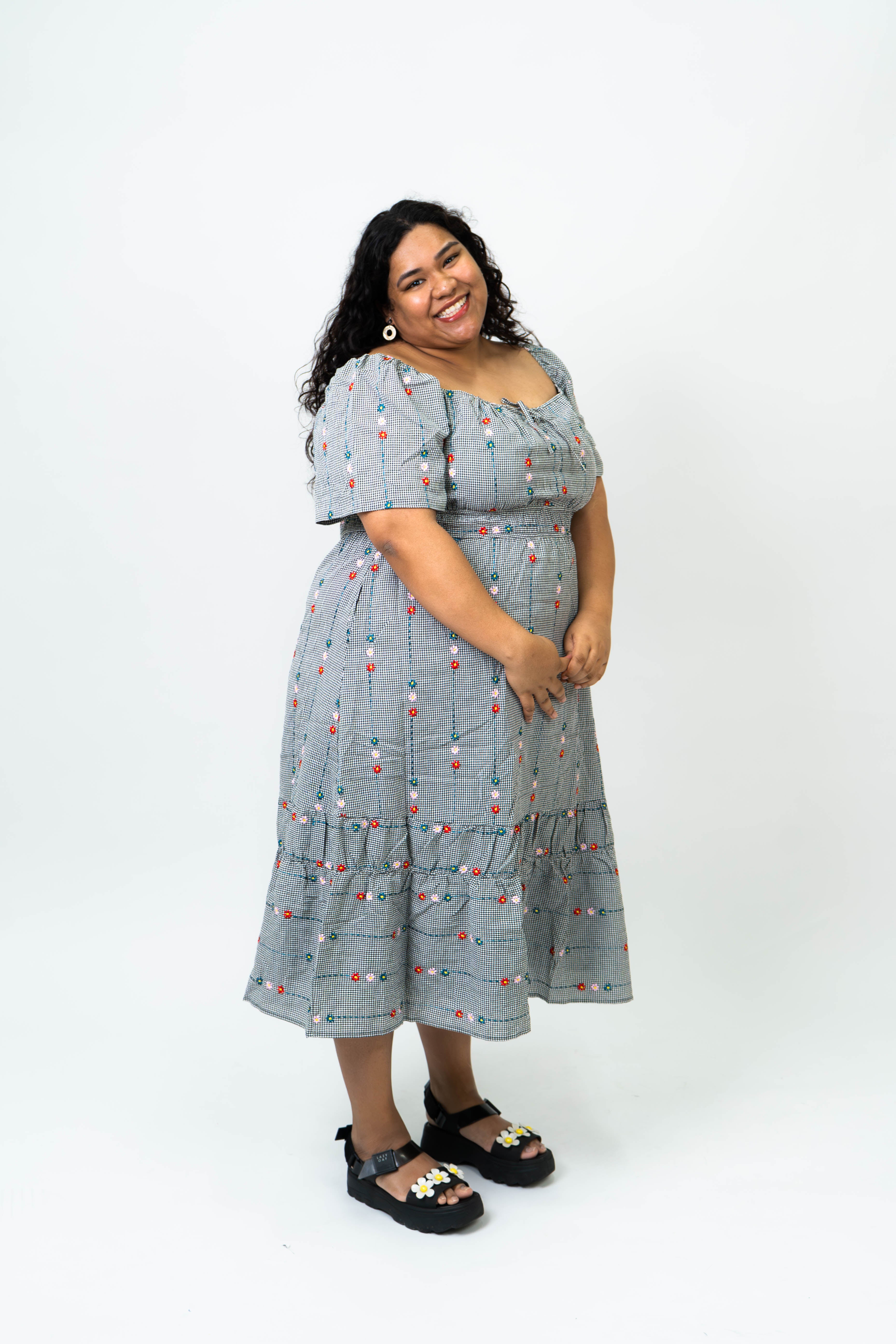 The Mad Theories Erica Embroidered Dress