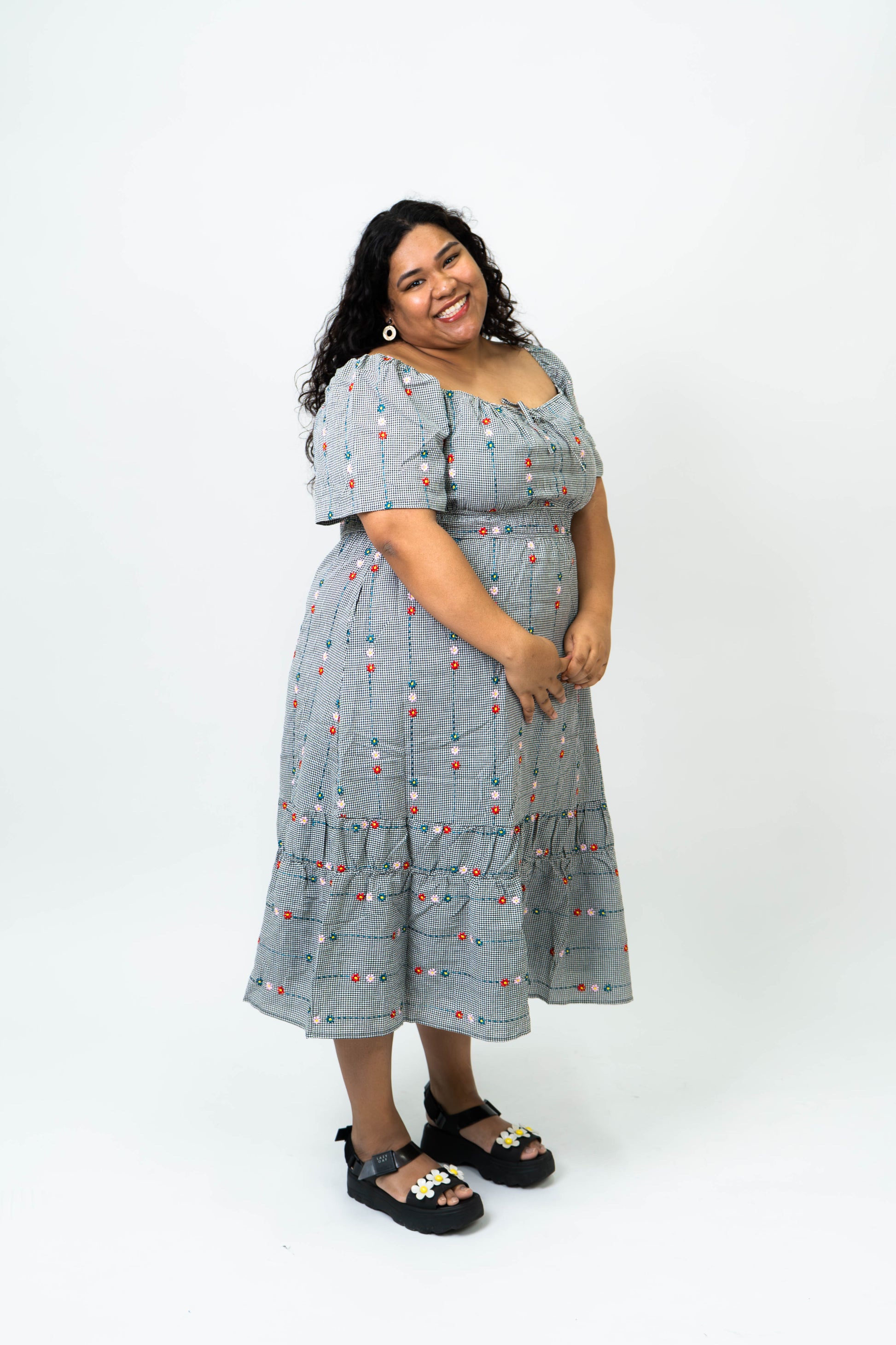 The Mad Theories Erica Embroidered Dress