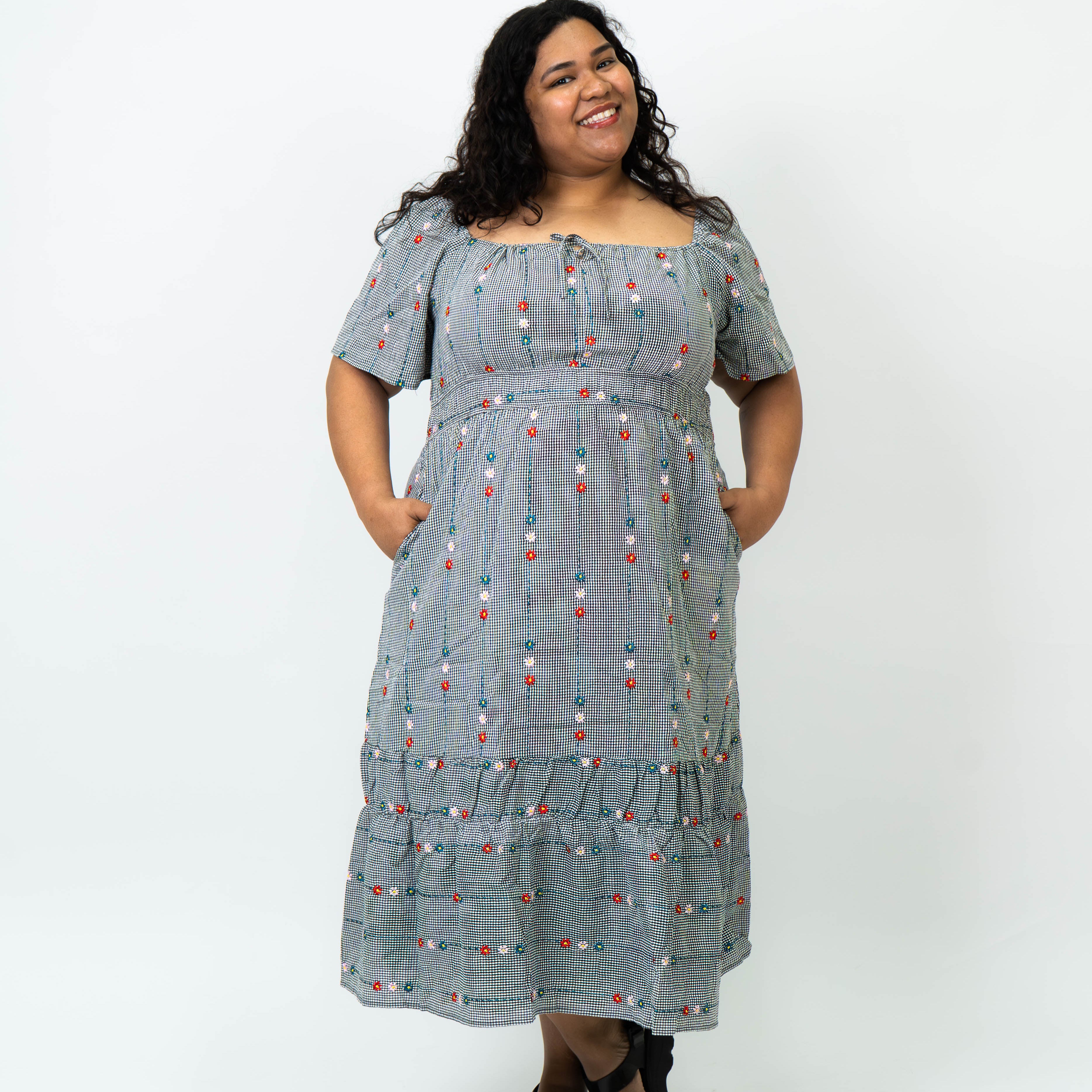 The Mad Theories Erica Embroidered Dress