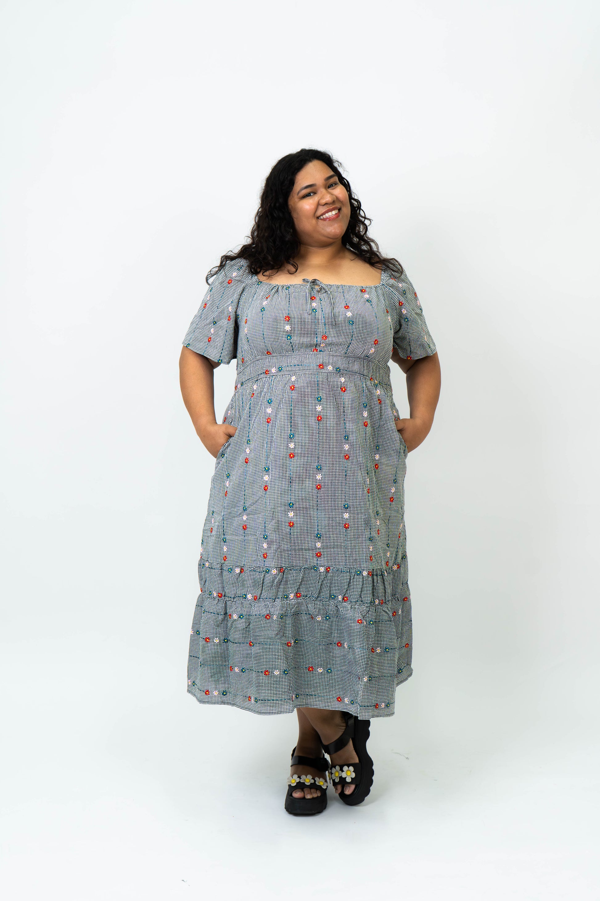 The Mad Theories Erica Embroidered Dress
