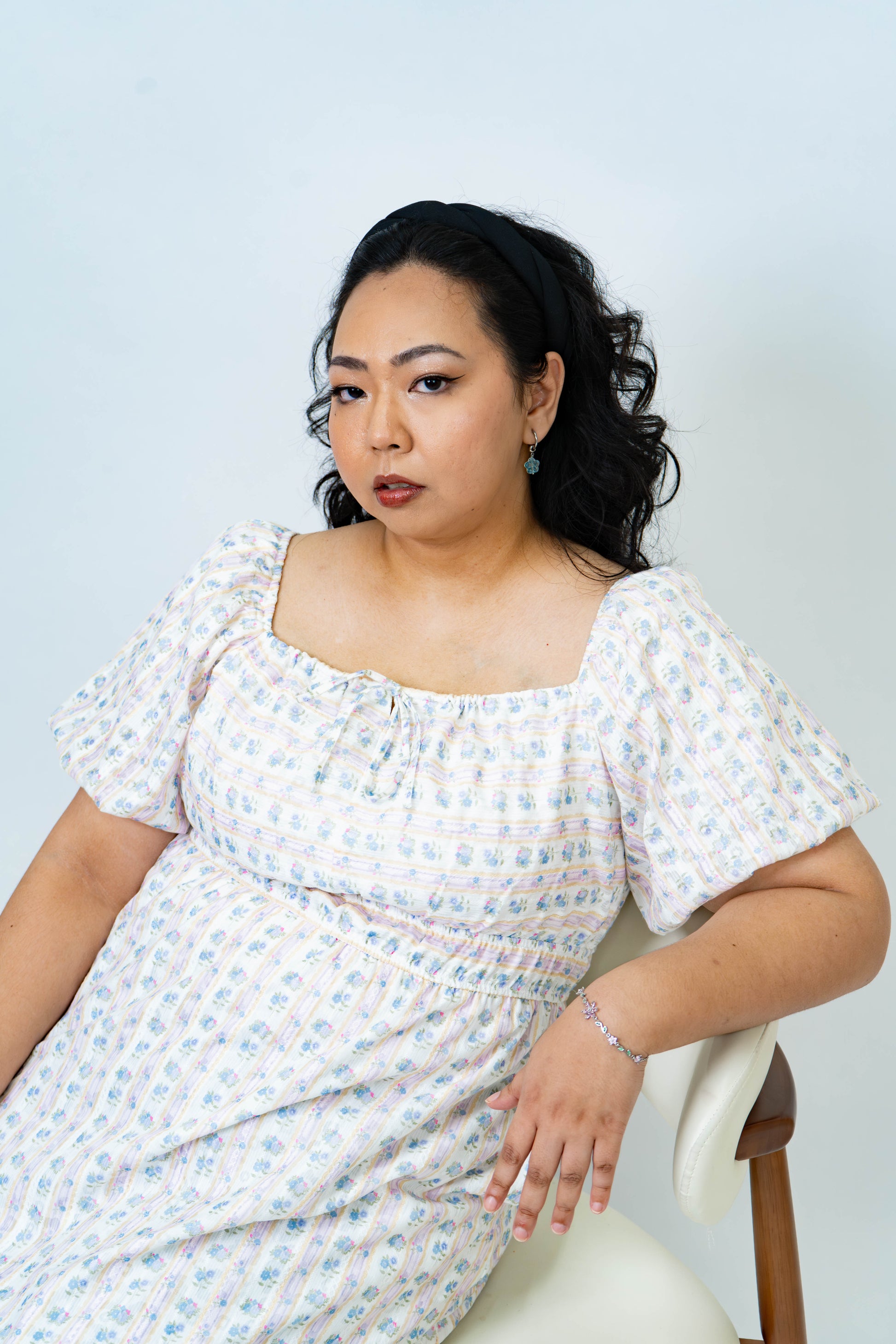 Poopa Exclusive The Mad Theories Alowyn Floral Smocked Dress