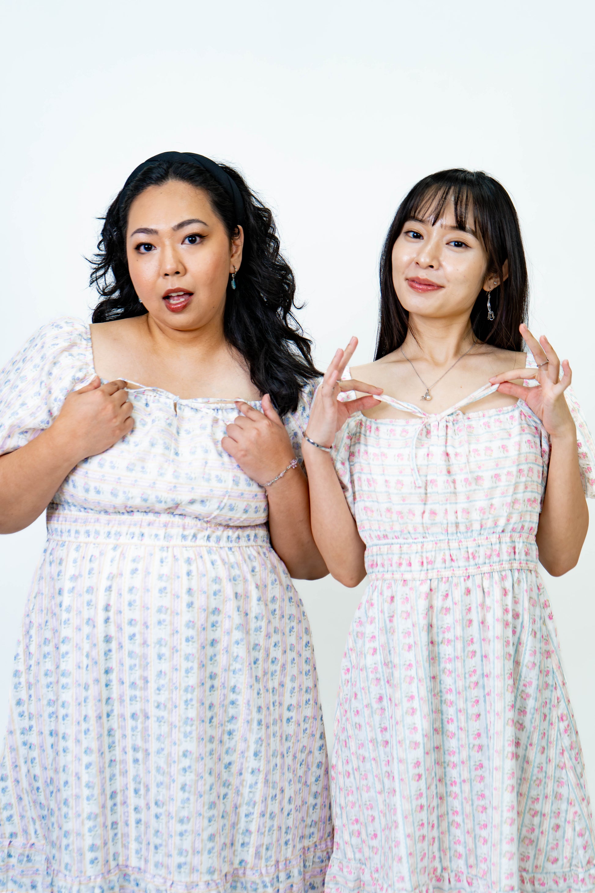 The Mad Theories Fiona Puffy Sleeved Floral Dress