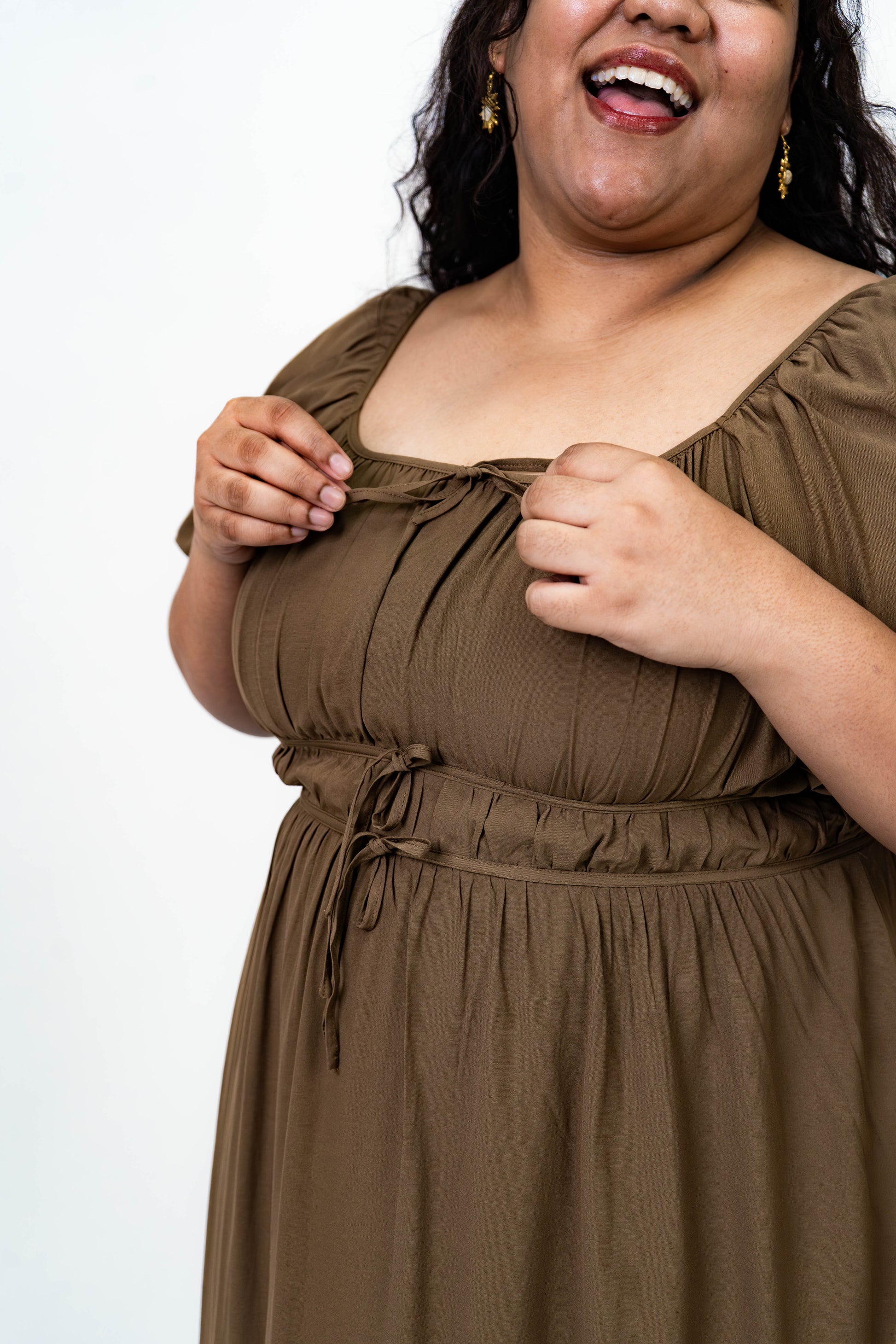 [BUNDLE OF 2] The Mad Theories Katie Milkmaid Solid Dress