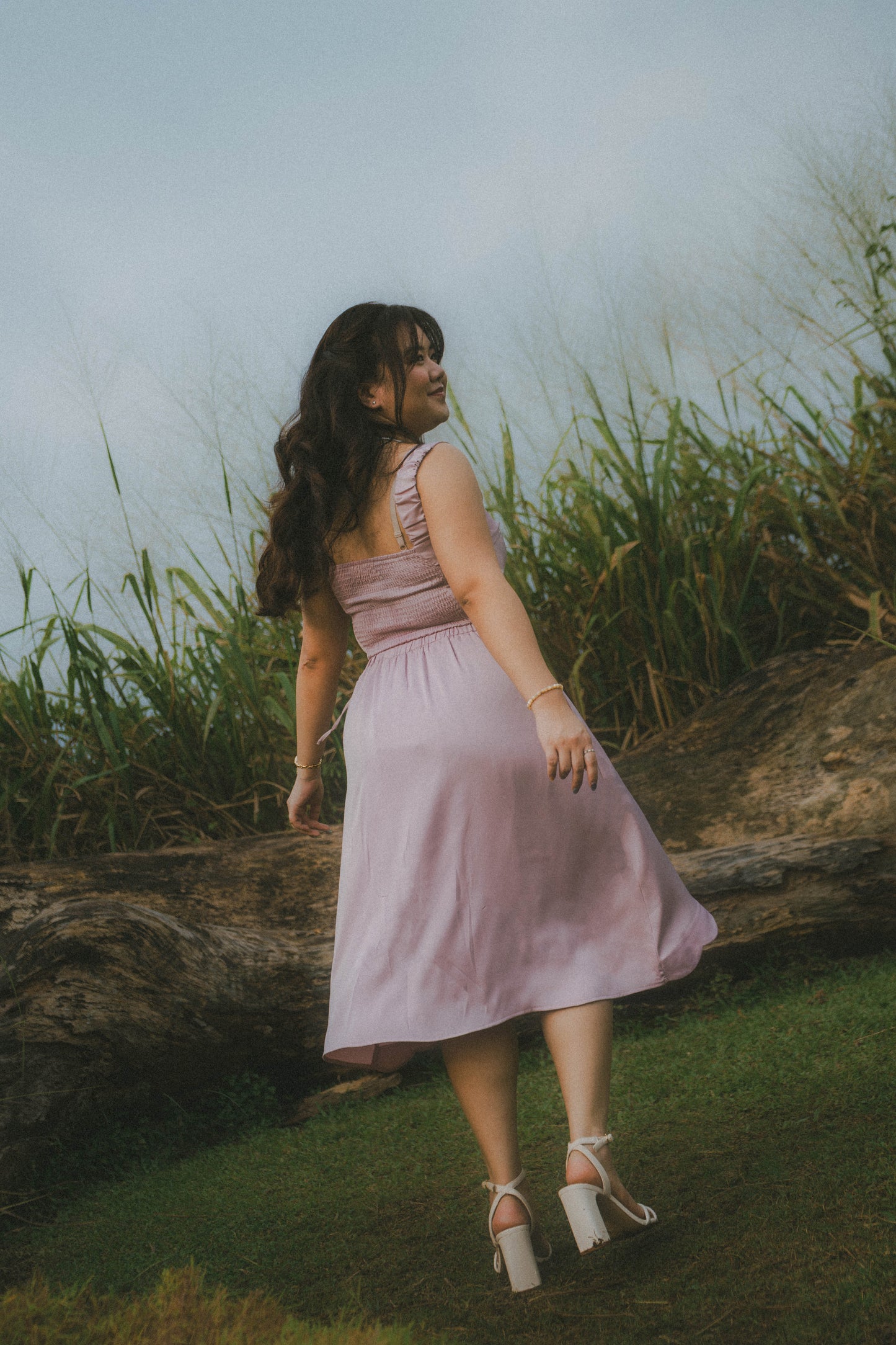 (Gladys x TMT) Sora Scallop Satin skirts