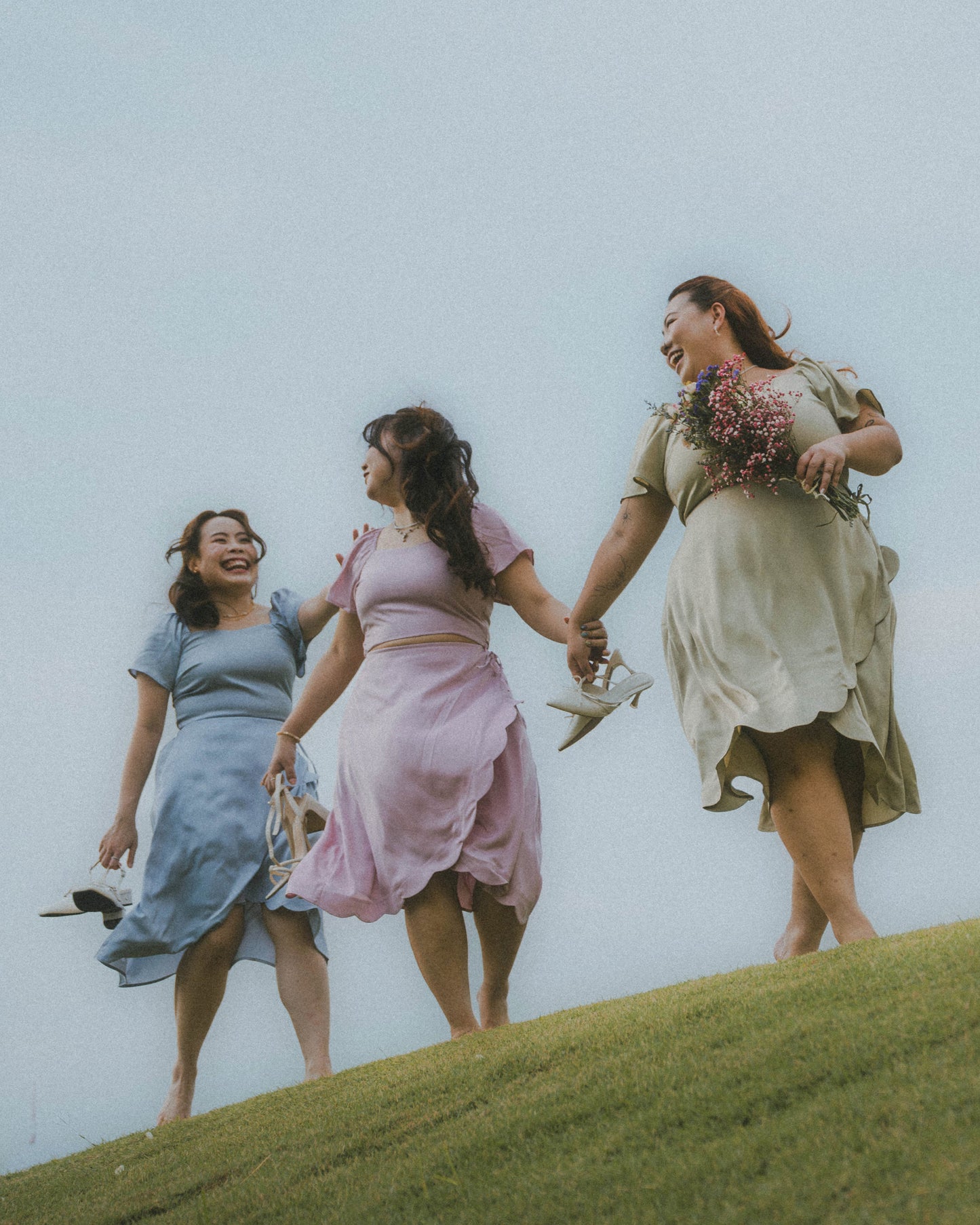 (Gladys x TMT) Sora Scallop Satin skirts