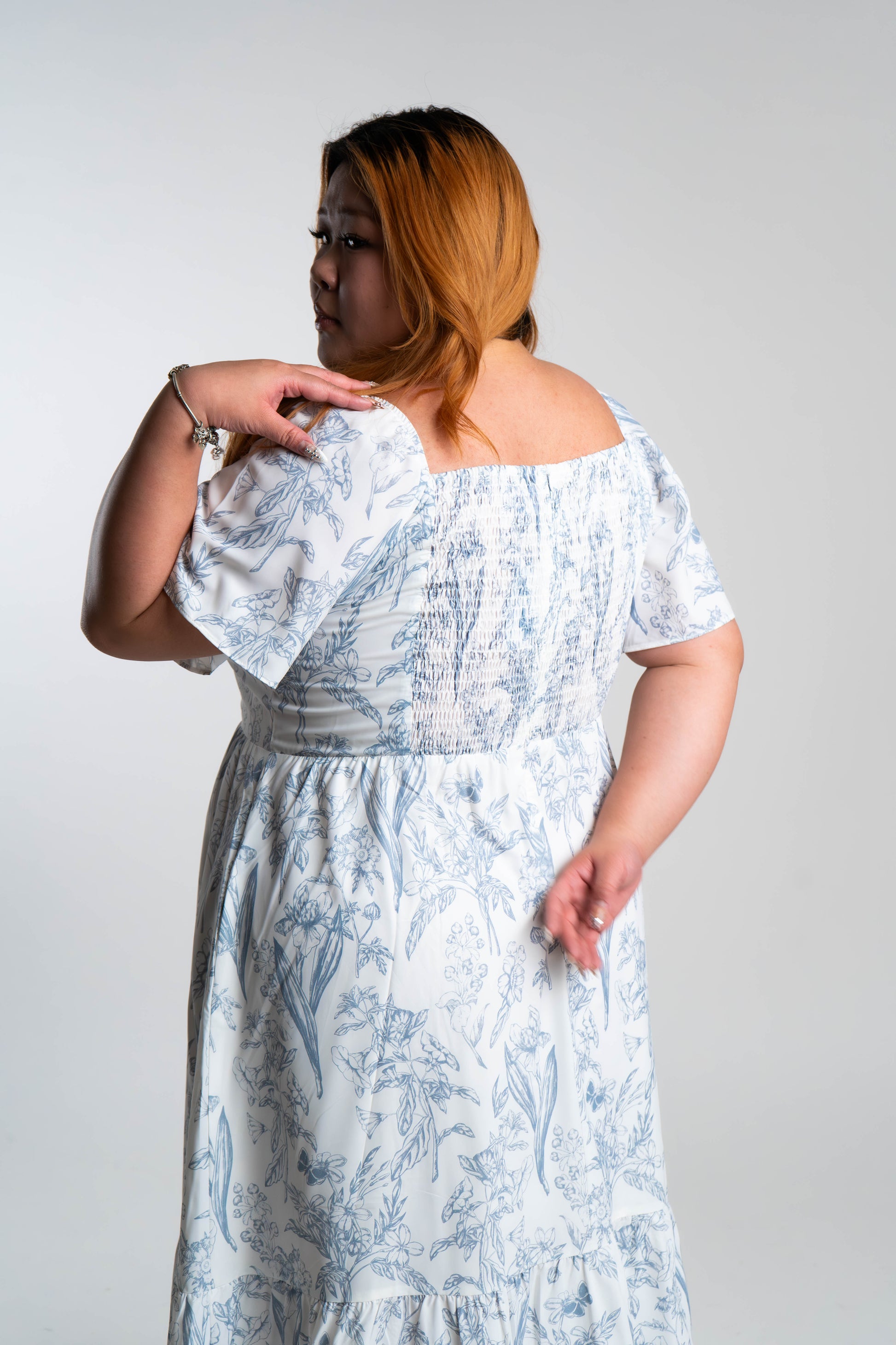 The Mad Theories Elfee 2.5 Pleated Porcelain Dress