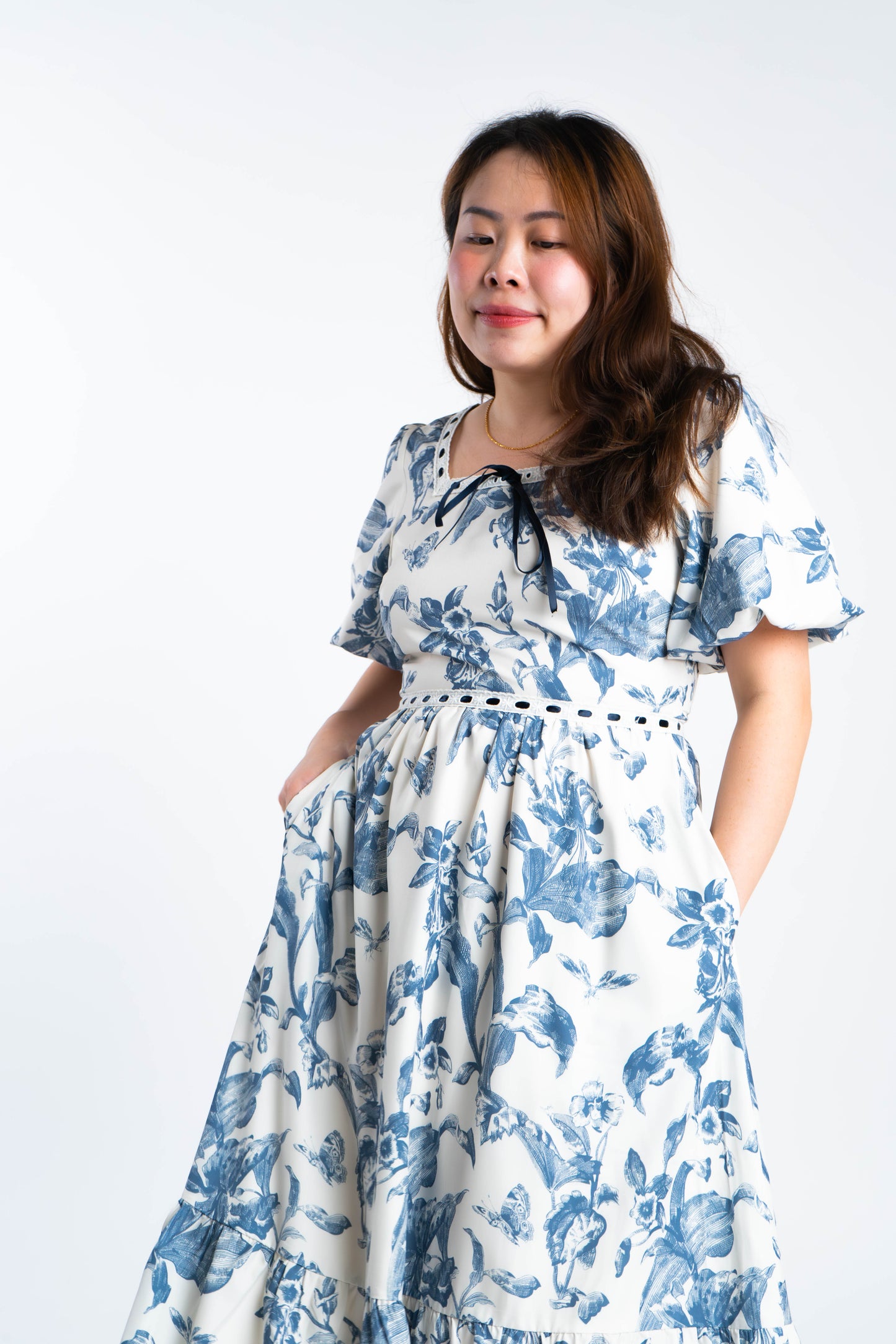 The Mad Theories Portia Floral Tie Dress