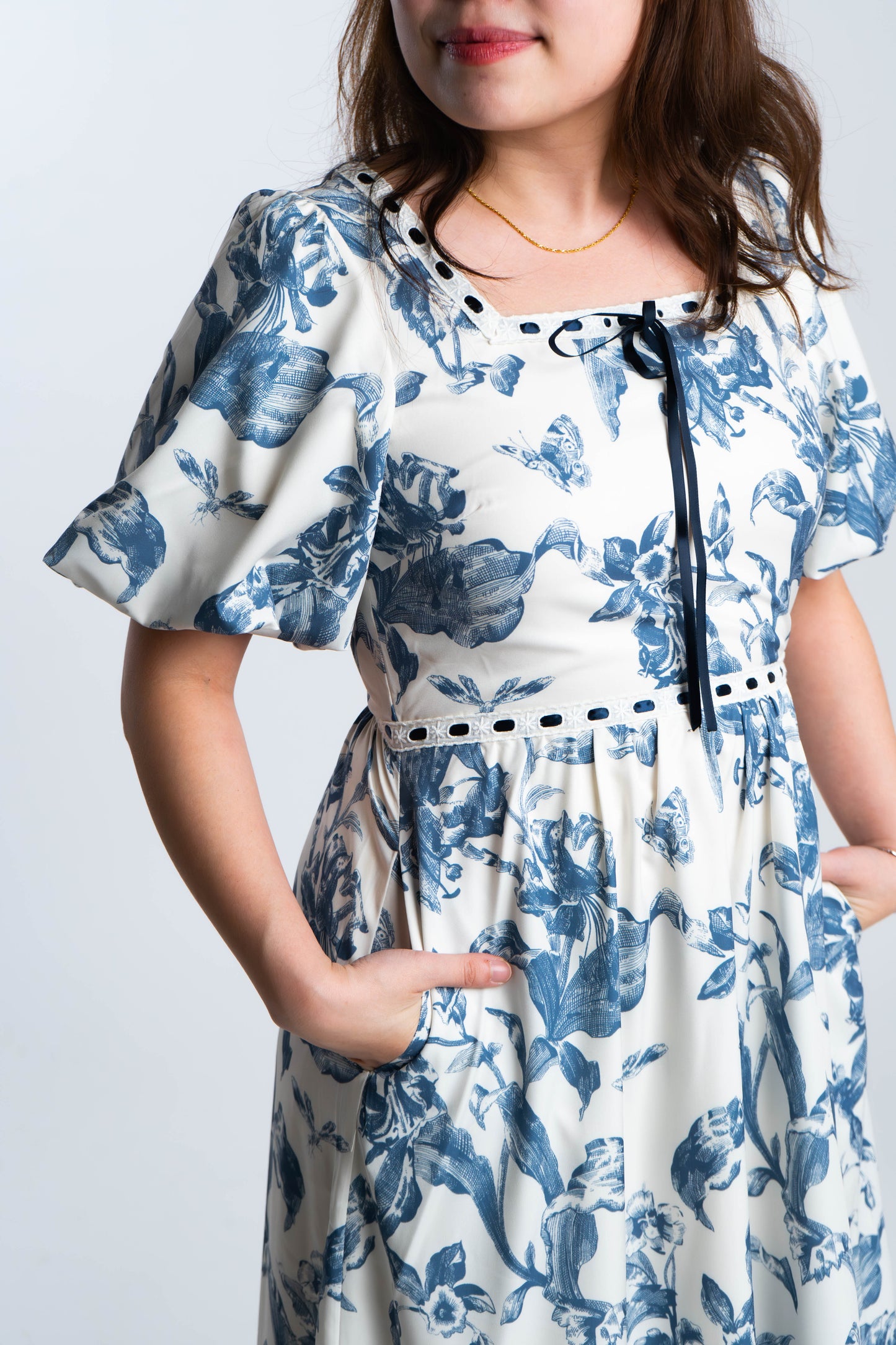 The Mad Theories Portia Floral Tie Dress