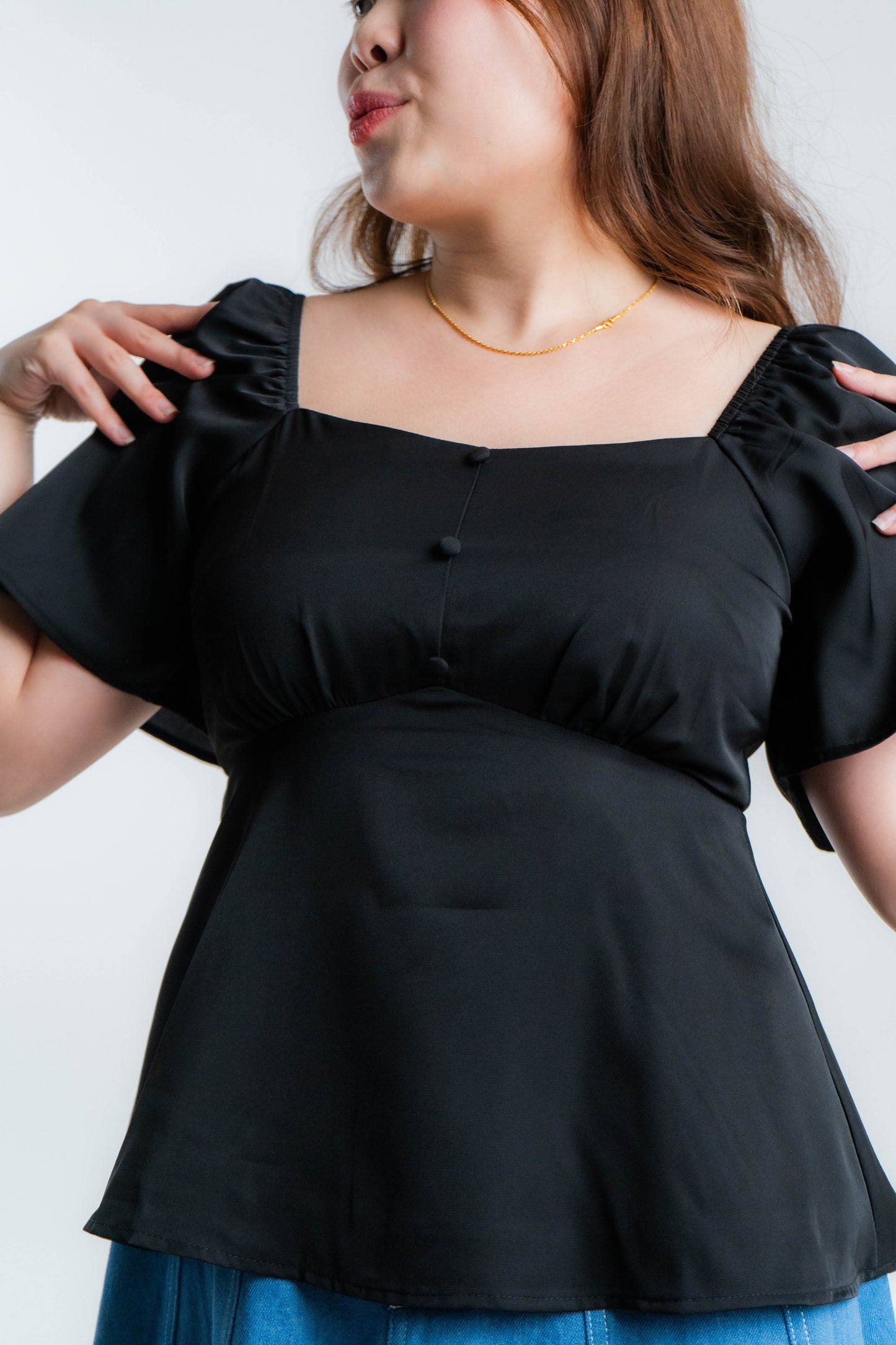 The Mad Theories Penelope Peplum Blouse