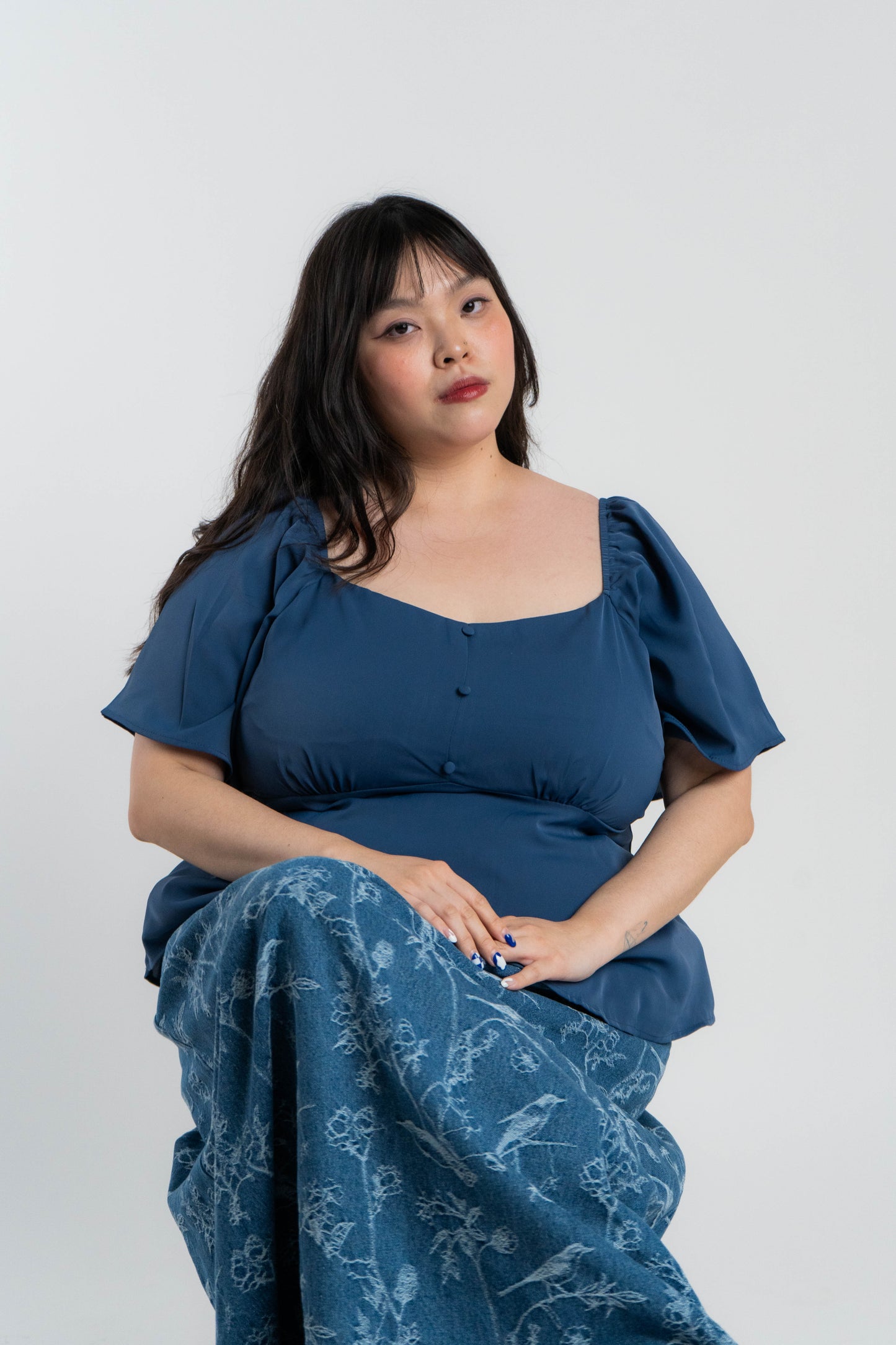 The Mad Theories Penelope Peplum Blouse