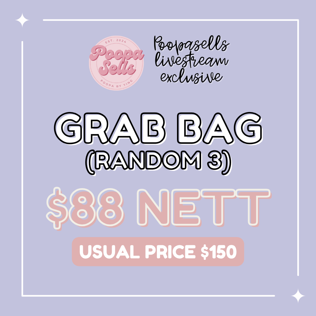 [Poopasells's Livestream Exclusive] GRAB BAG $88