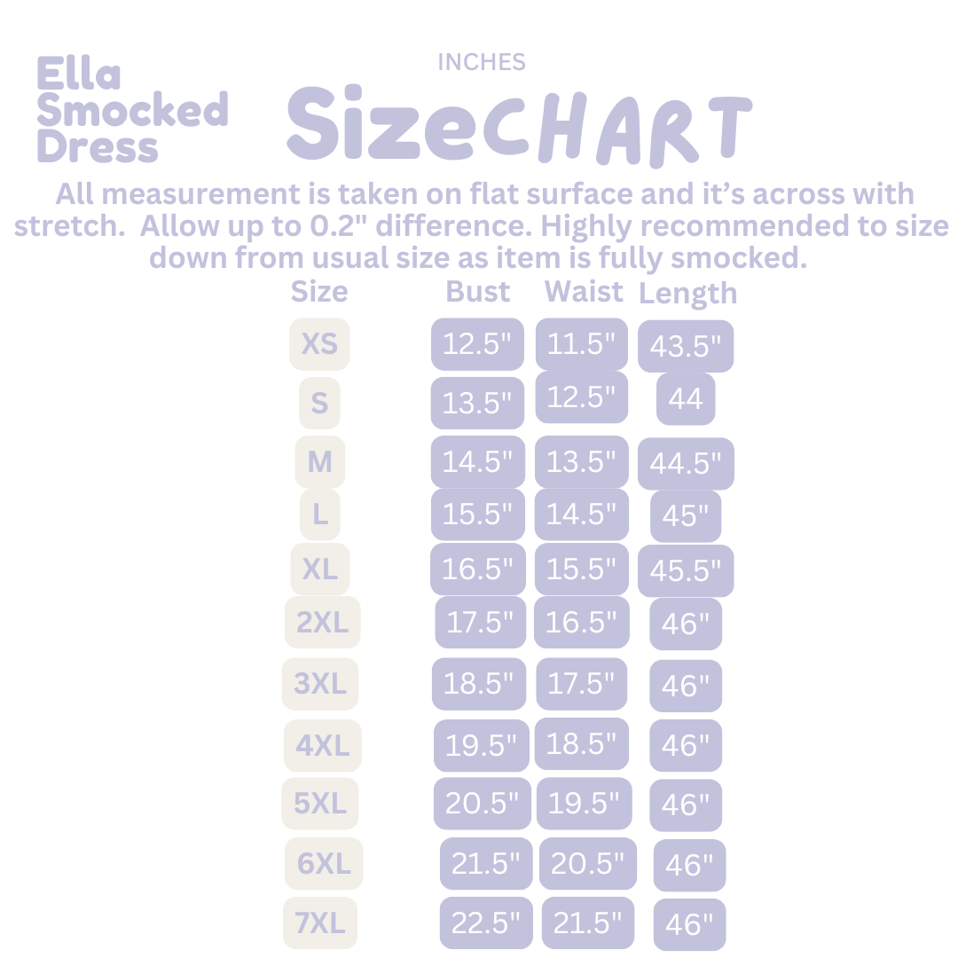 Ella Double Flutter Sleeves Smocked Dress