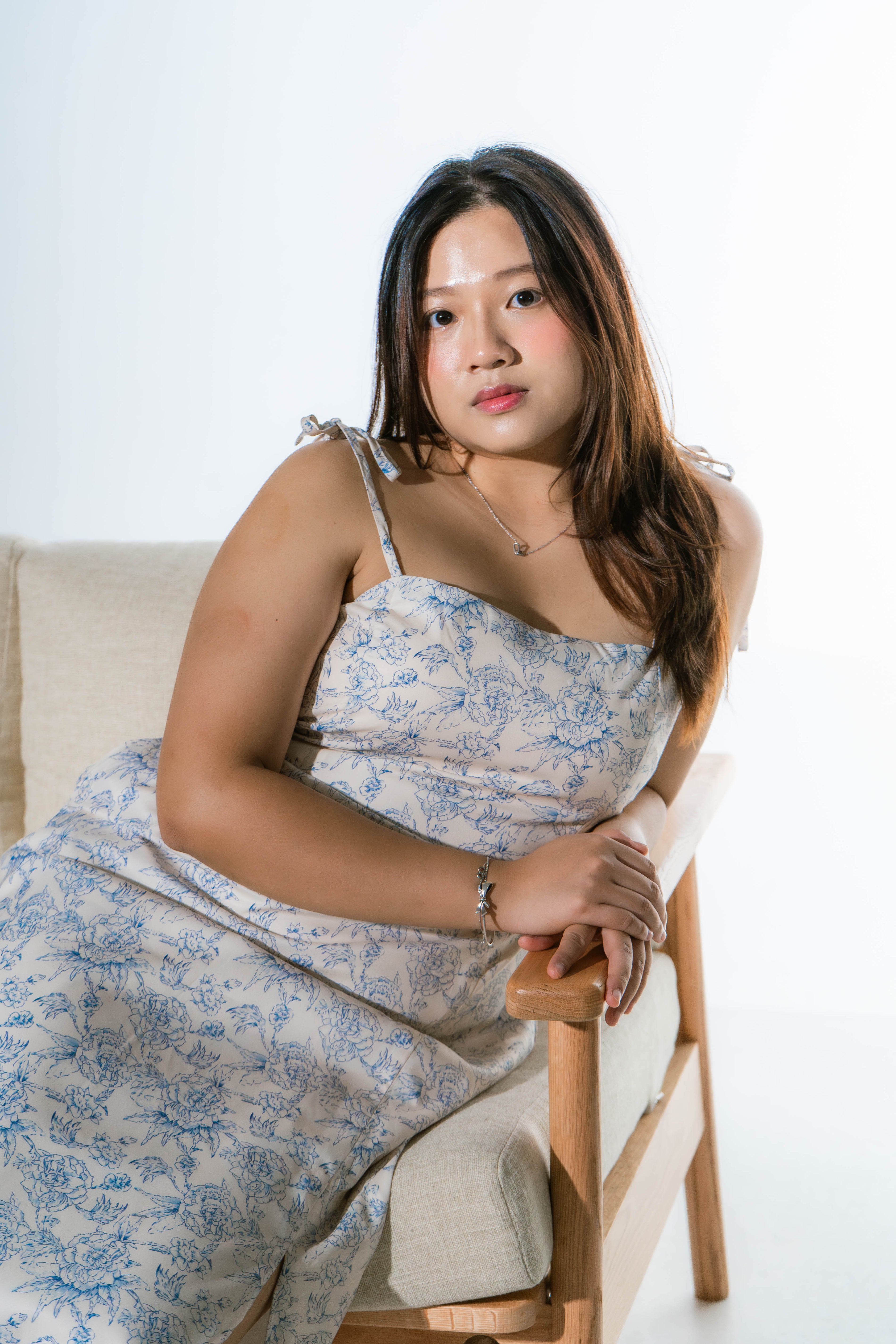 The Mad Theories Emmy Floral Tie Sleeveless Dress