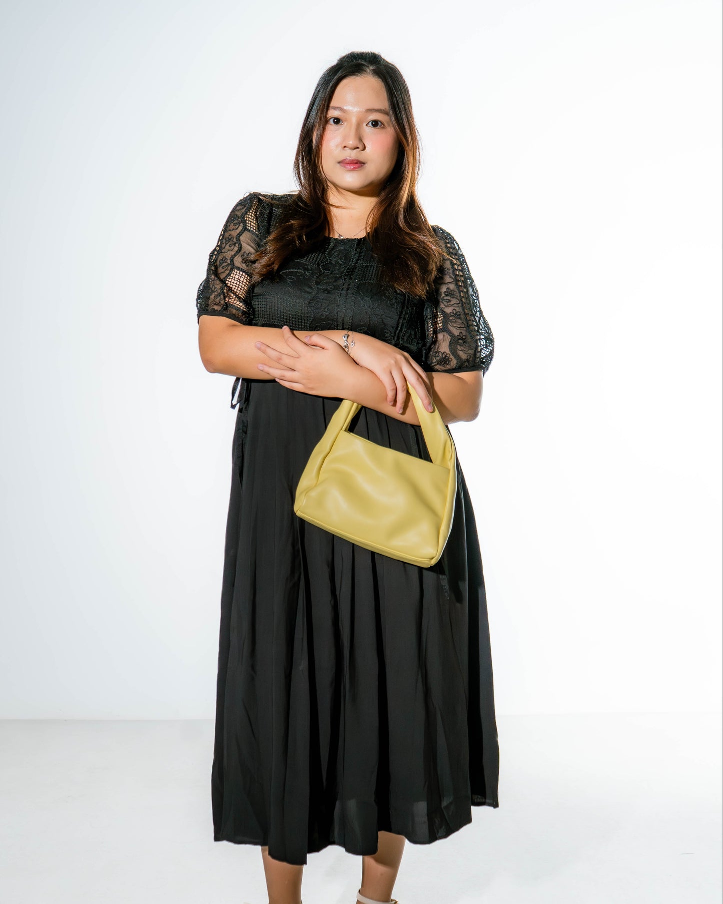 The Mad Theories Esme Mesh Embroidered Dress