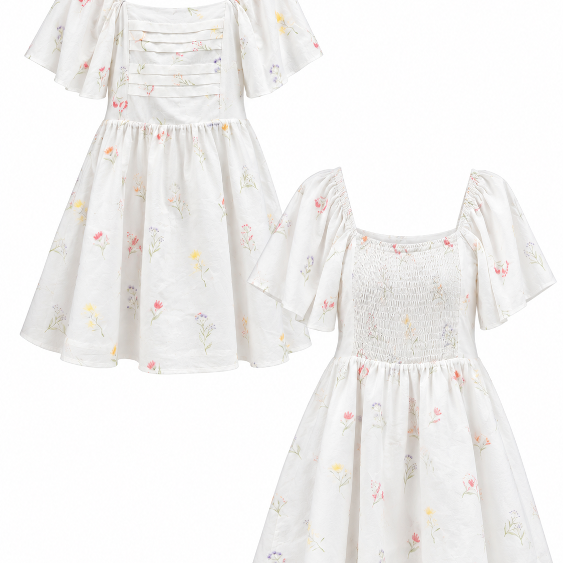 [POOPA EXCLUSIVE | PREORDER] The Mad Theories Elfee Floral Linen Short Dress